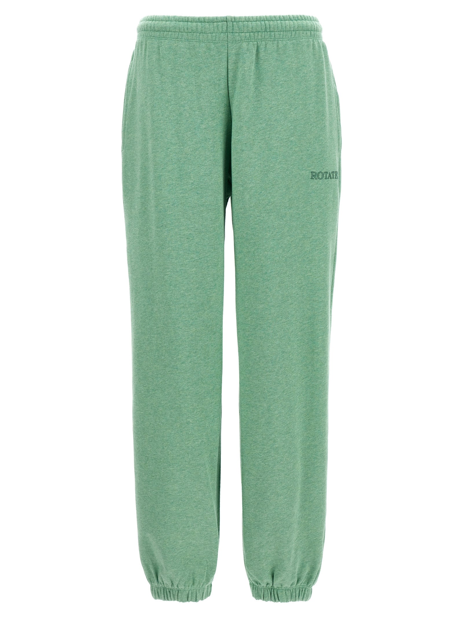ROTATE BIRGER CHRISTENSEN Bicolor Cotton Joggers (Workout Women's Pants)