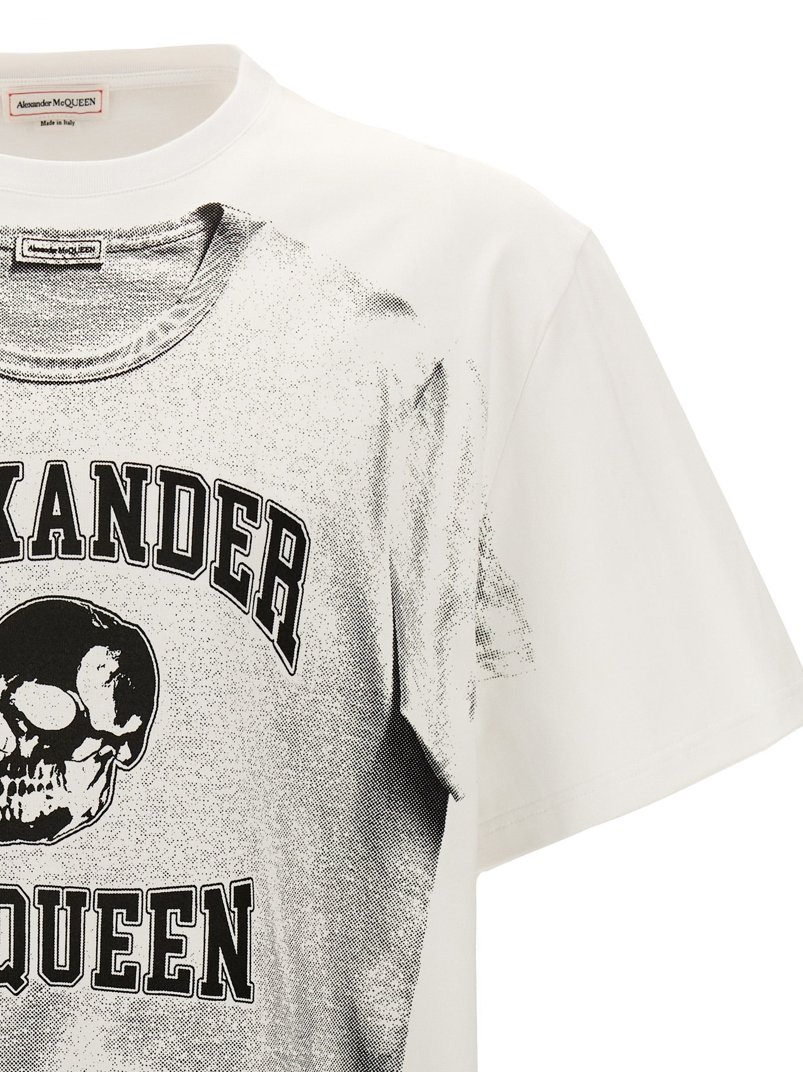 Alexander McQueen Bicolor Cotton Men's T-Shirt