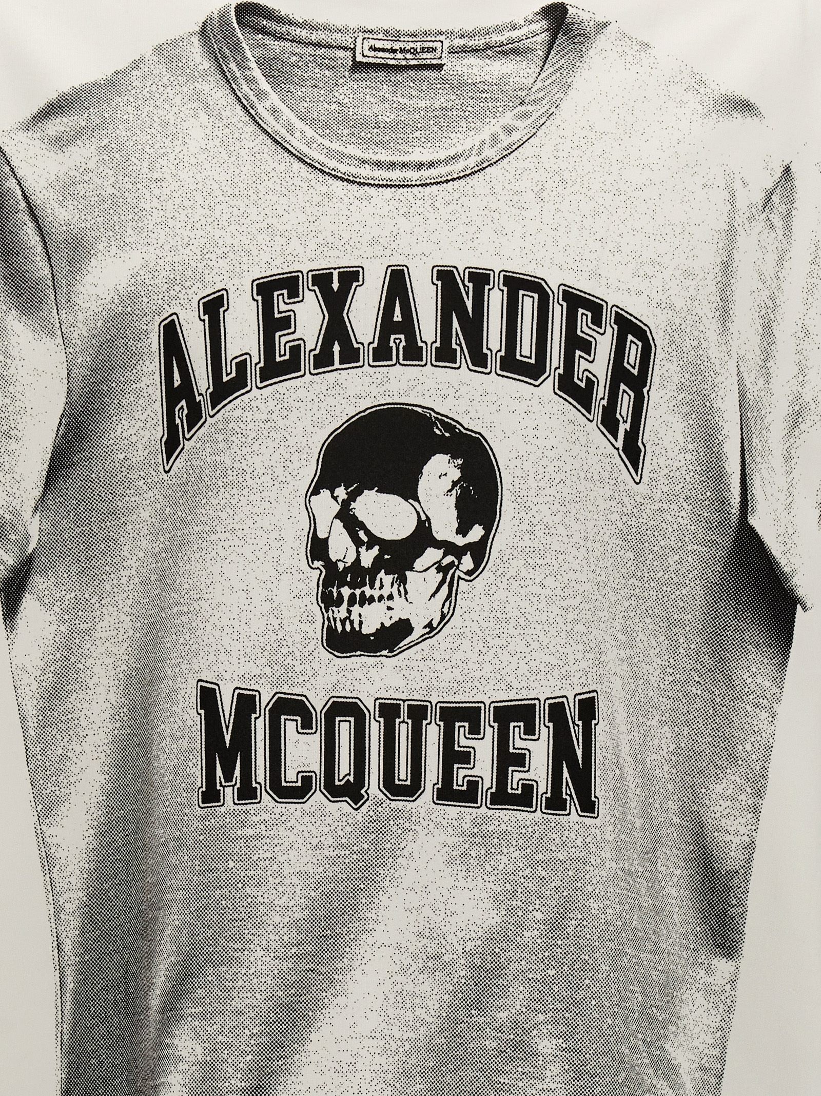 Alexander McQueen Bicolor Cotton Men's T-Shirt