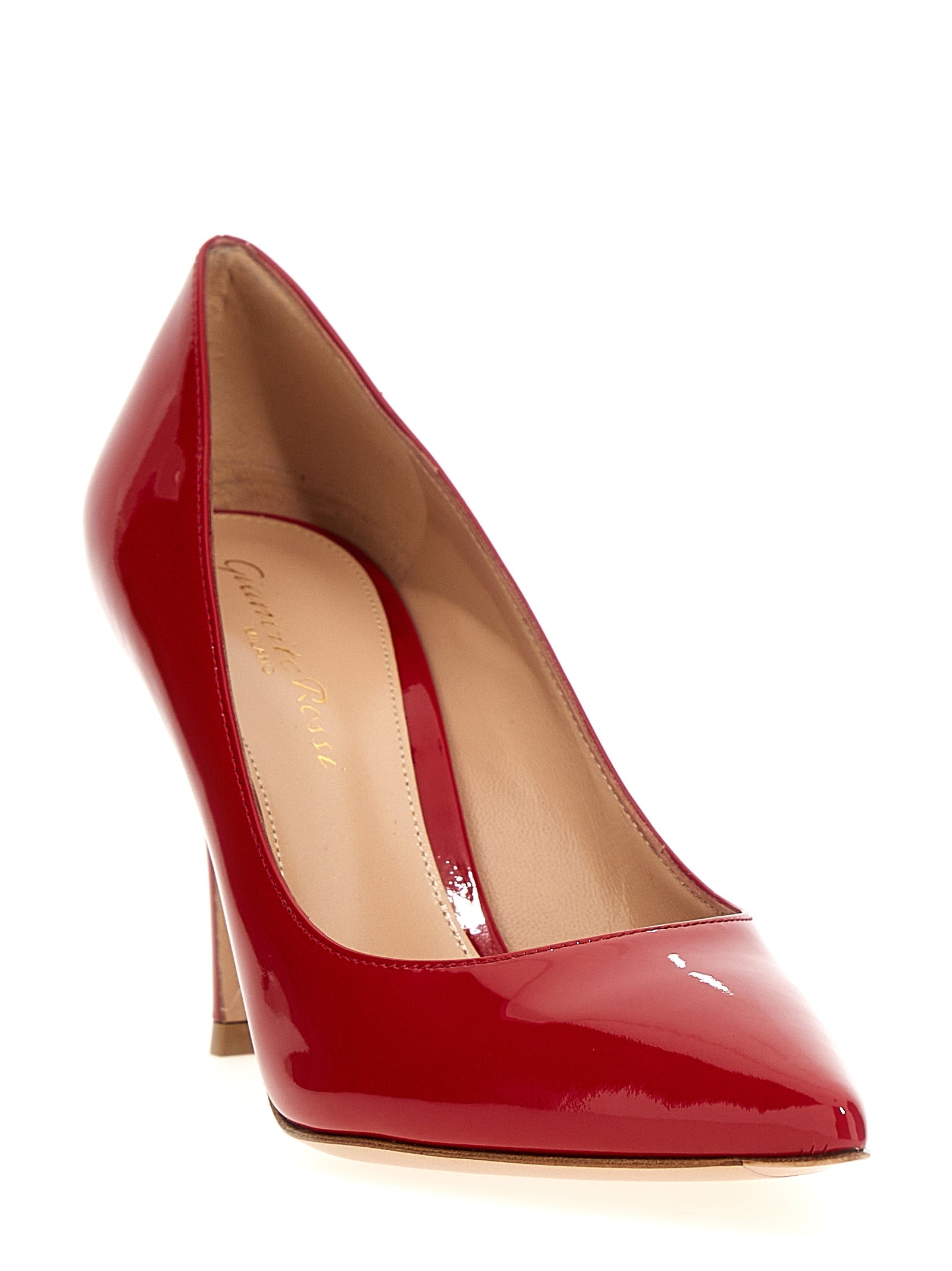 Gianvito Rossi Red Calfskin High Heel Women's Pumps