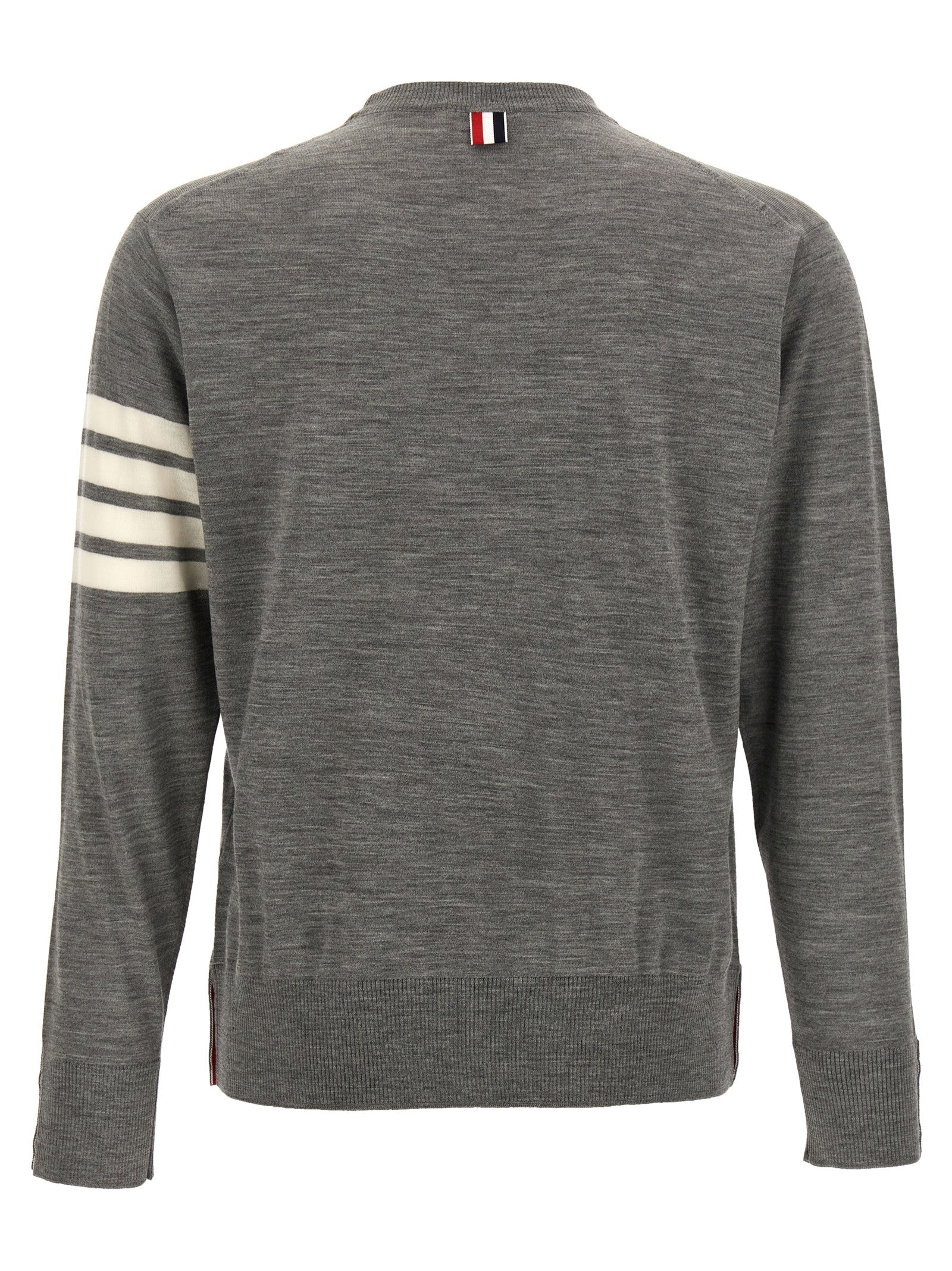 Thom Browne Gray Virgin Wool Men's Cardigan
