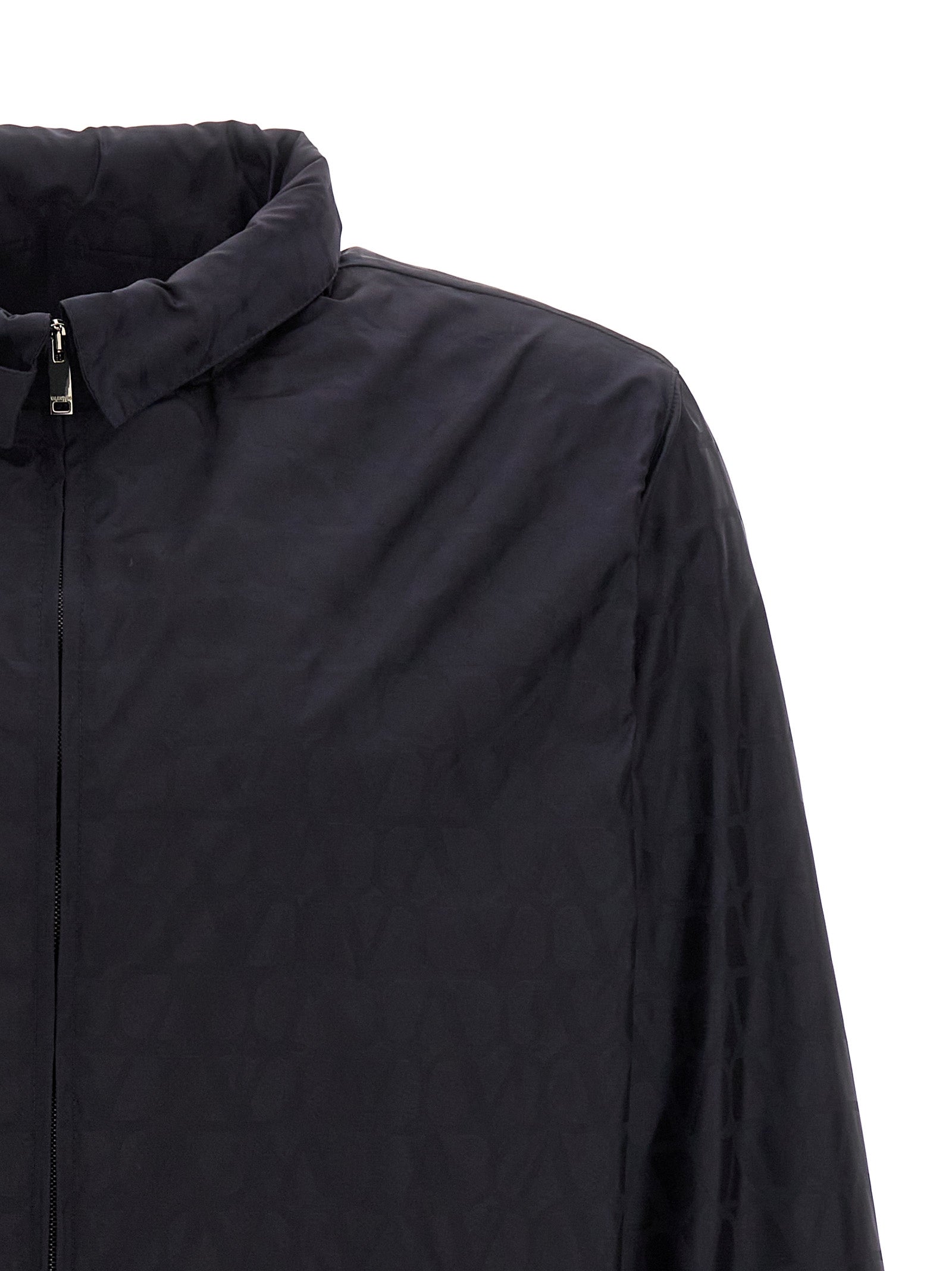 Valentino Garavani Blue Polyamide Shell Men's Jacket