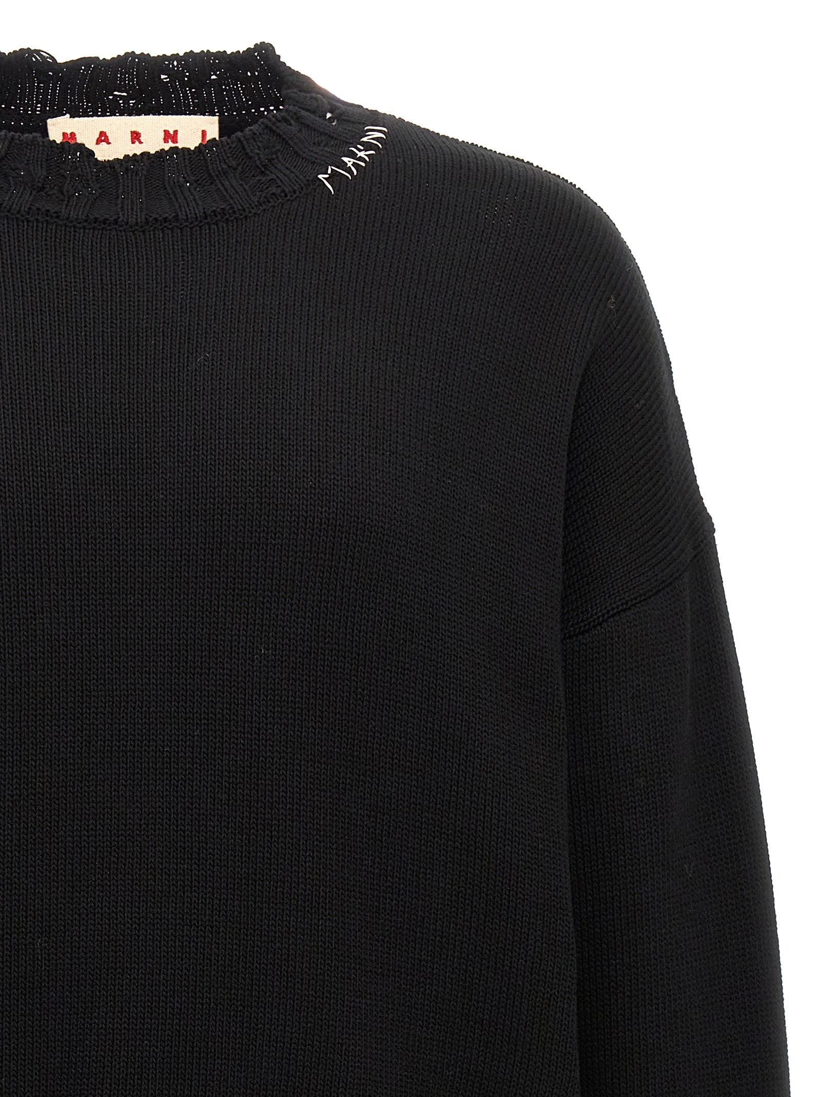 Marni Black Cotton Men's Cardigan