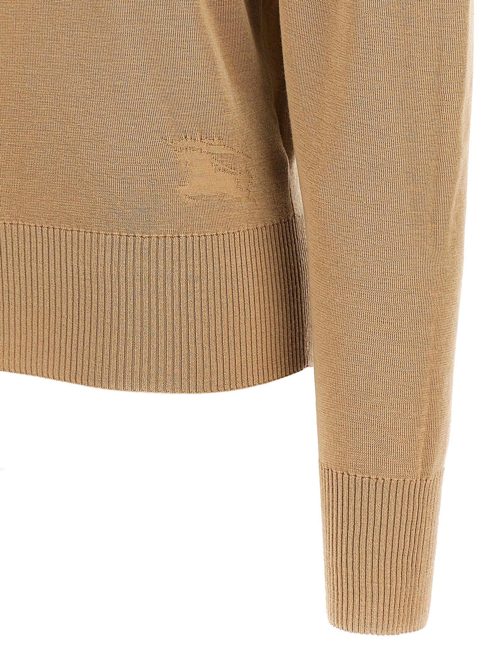 Burberry Beige Wool Women's Cardigan