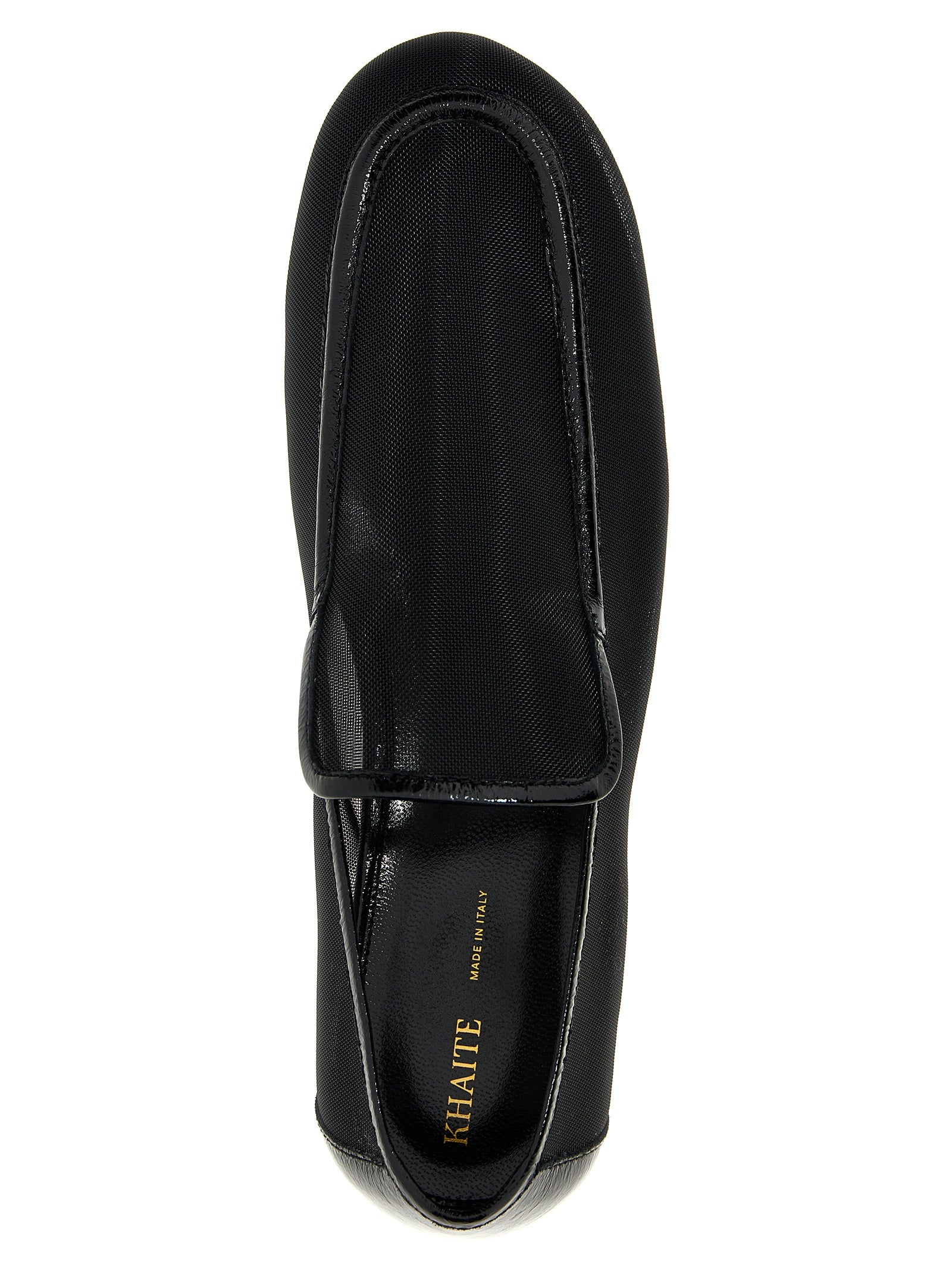 Khaite Black Polyamide Slip-On Women's Loafers