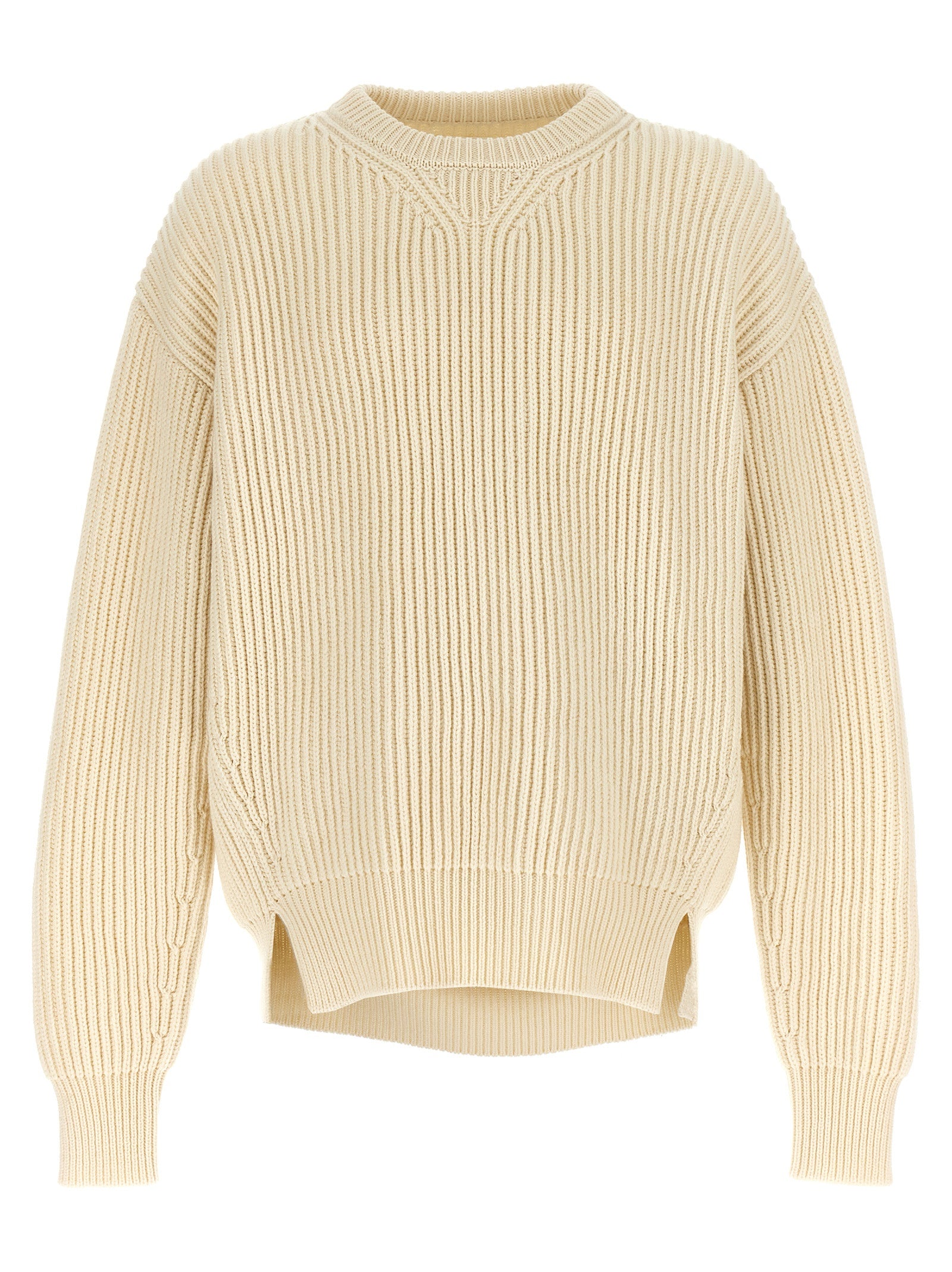 Jil Sander White Wool Men's Cardigan