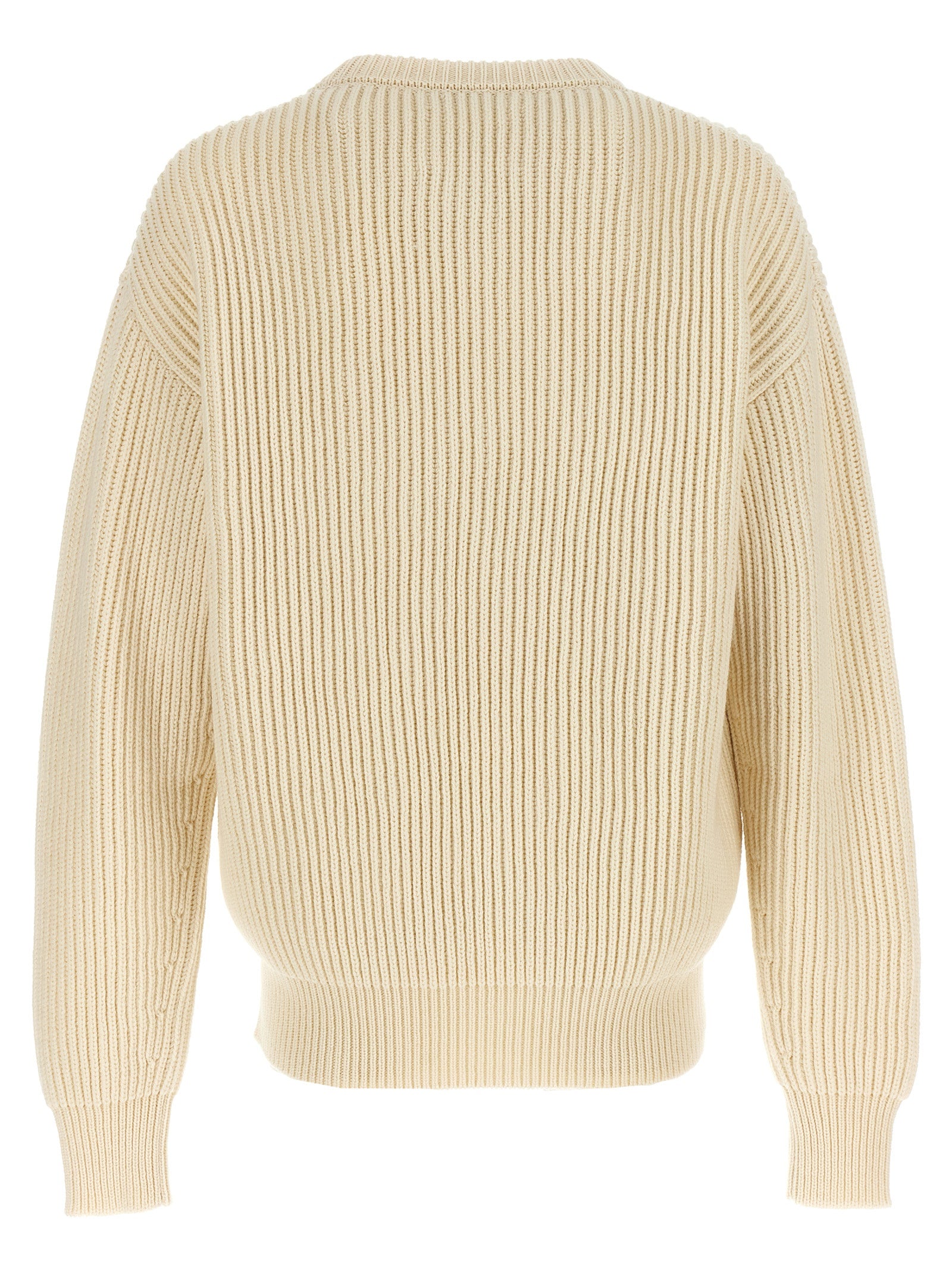 Jil Sander White Wool Men's Cardigan