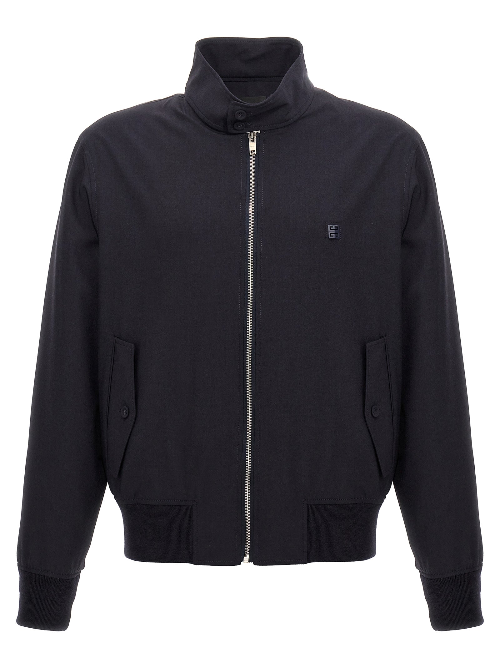 Givenchy Blue Elastane Men's Bomber