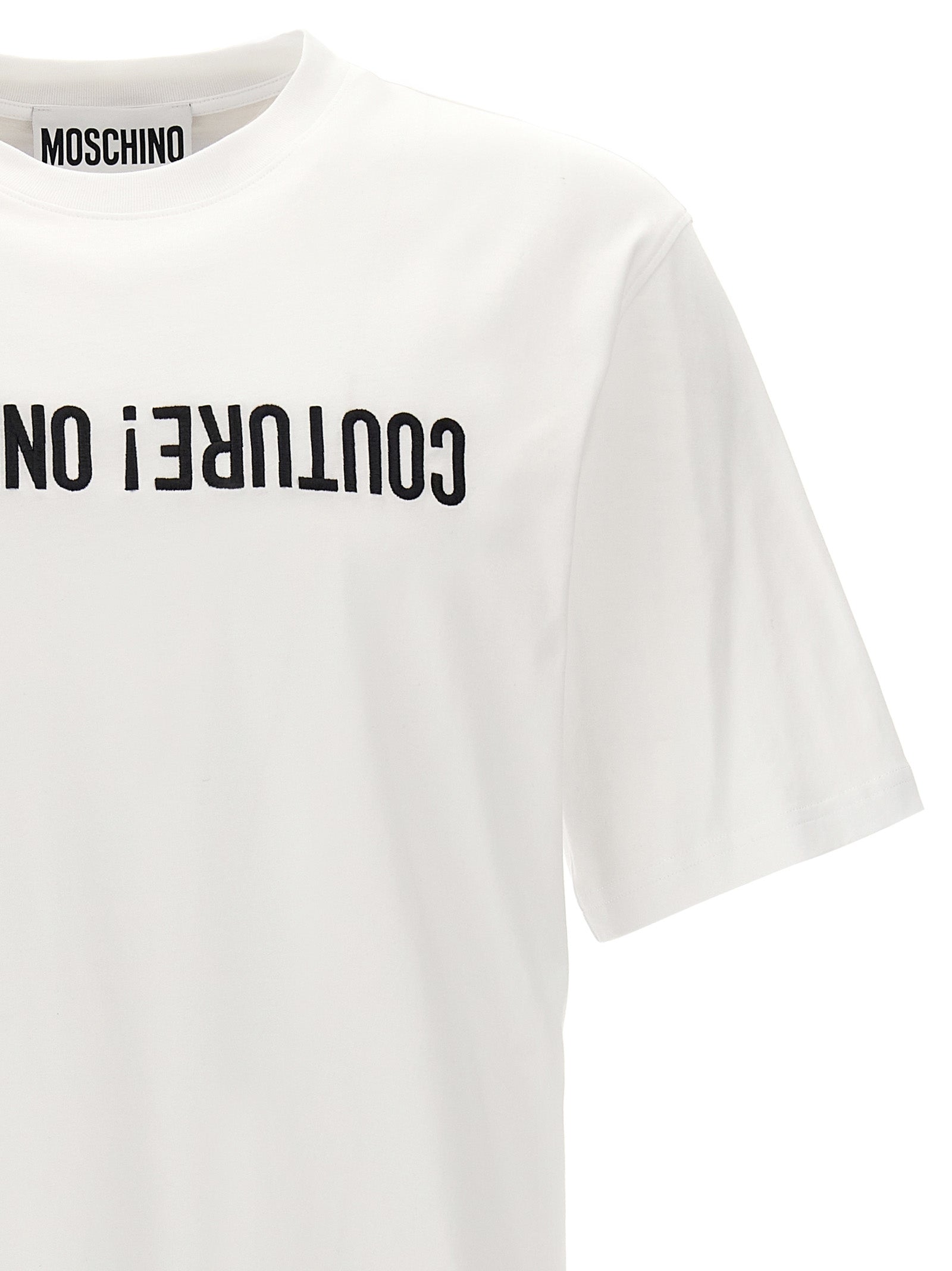 Moschino Bicolor Cotton Men's T-Shirt