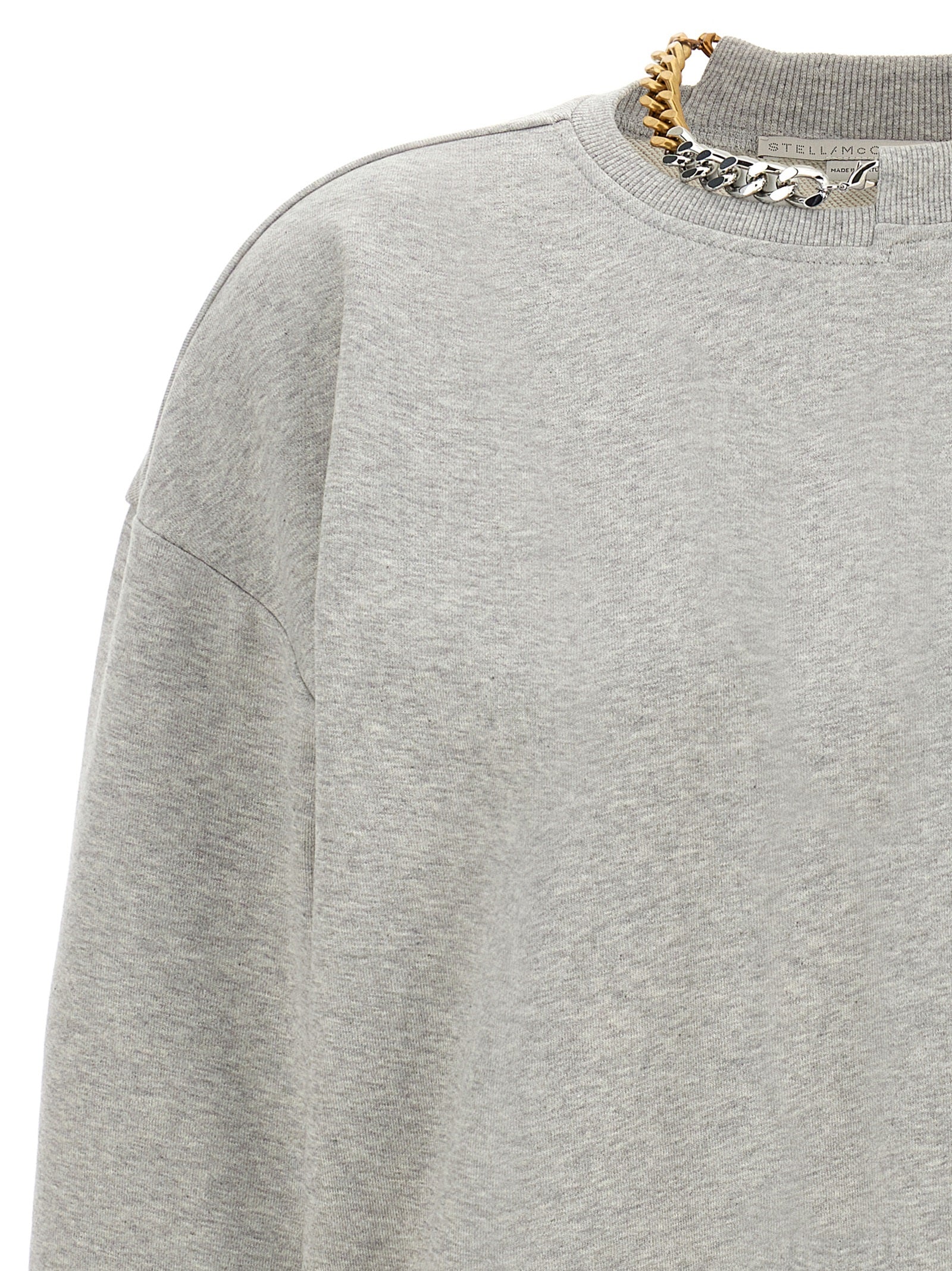 Stella McCartney Gray Cotton Women's Sweatshirt