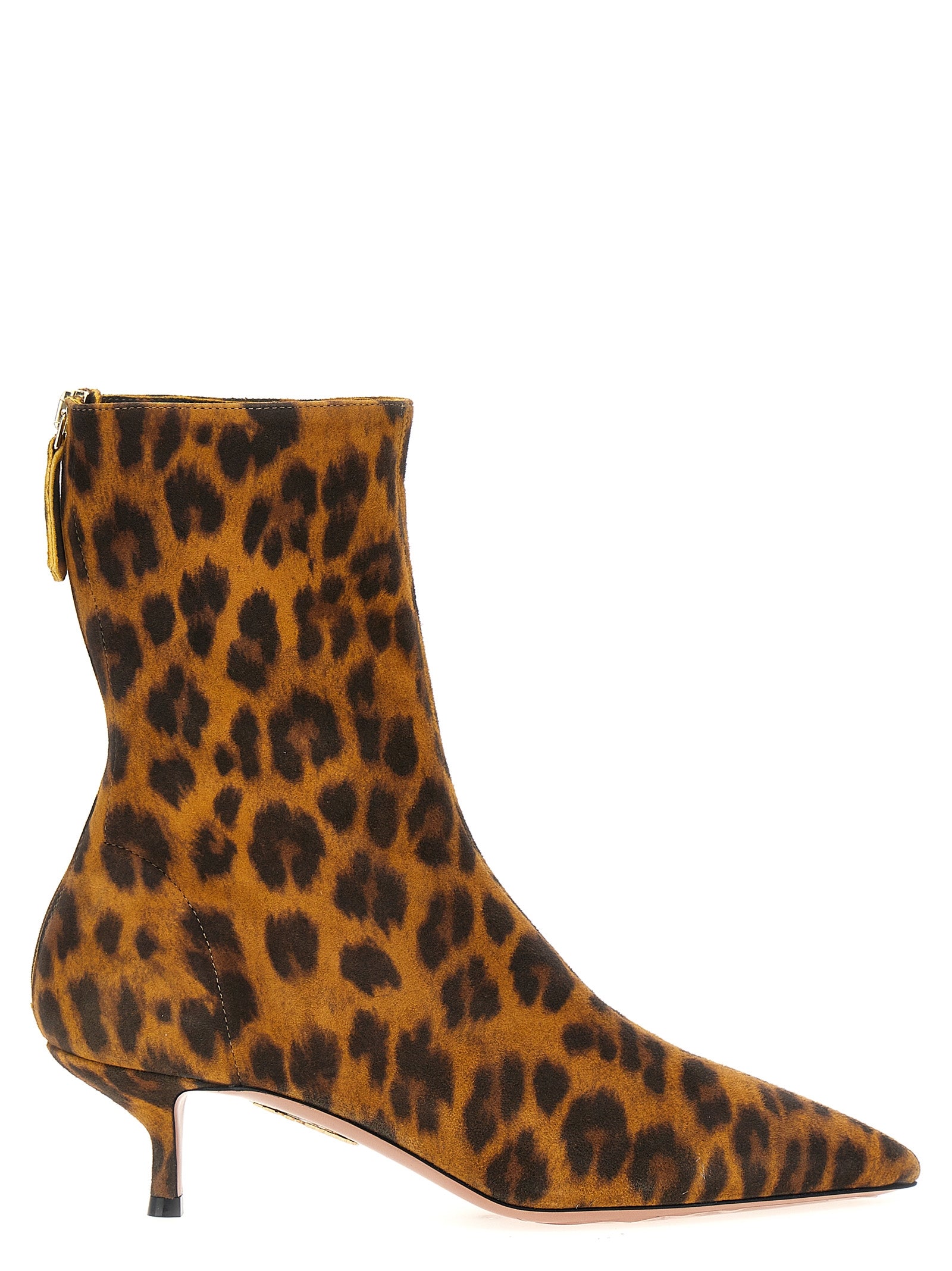 Aquazzura Multicolor Suede Leather Ankle Women's Boots