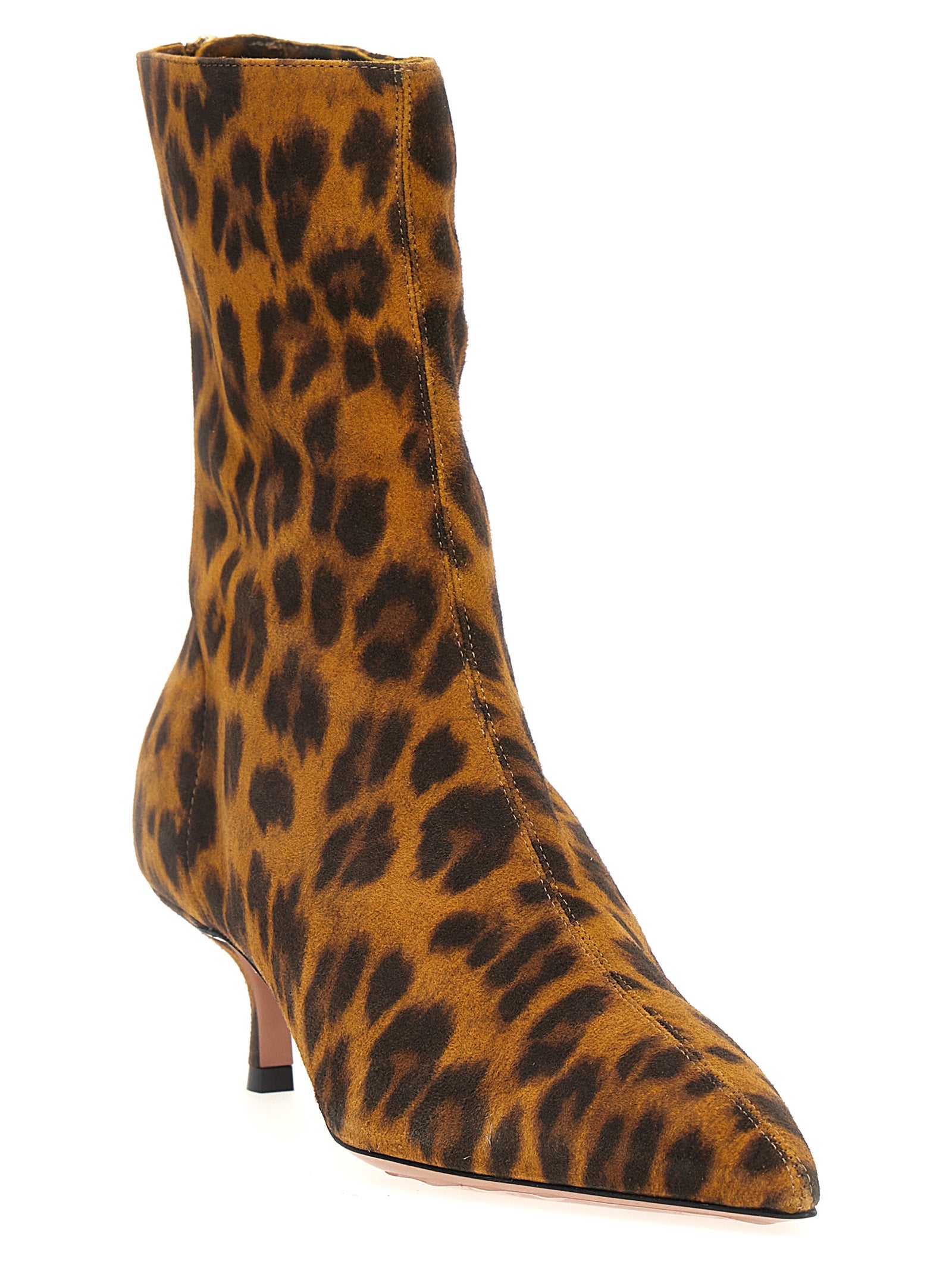 Aquazzura Multicolor Suede Leather Ankle Women's Boots
