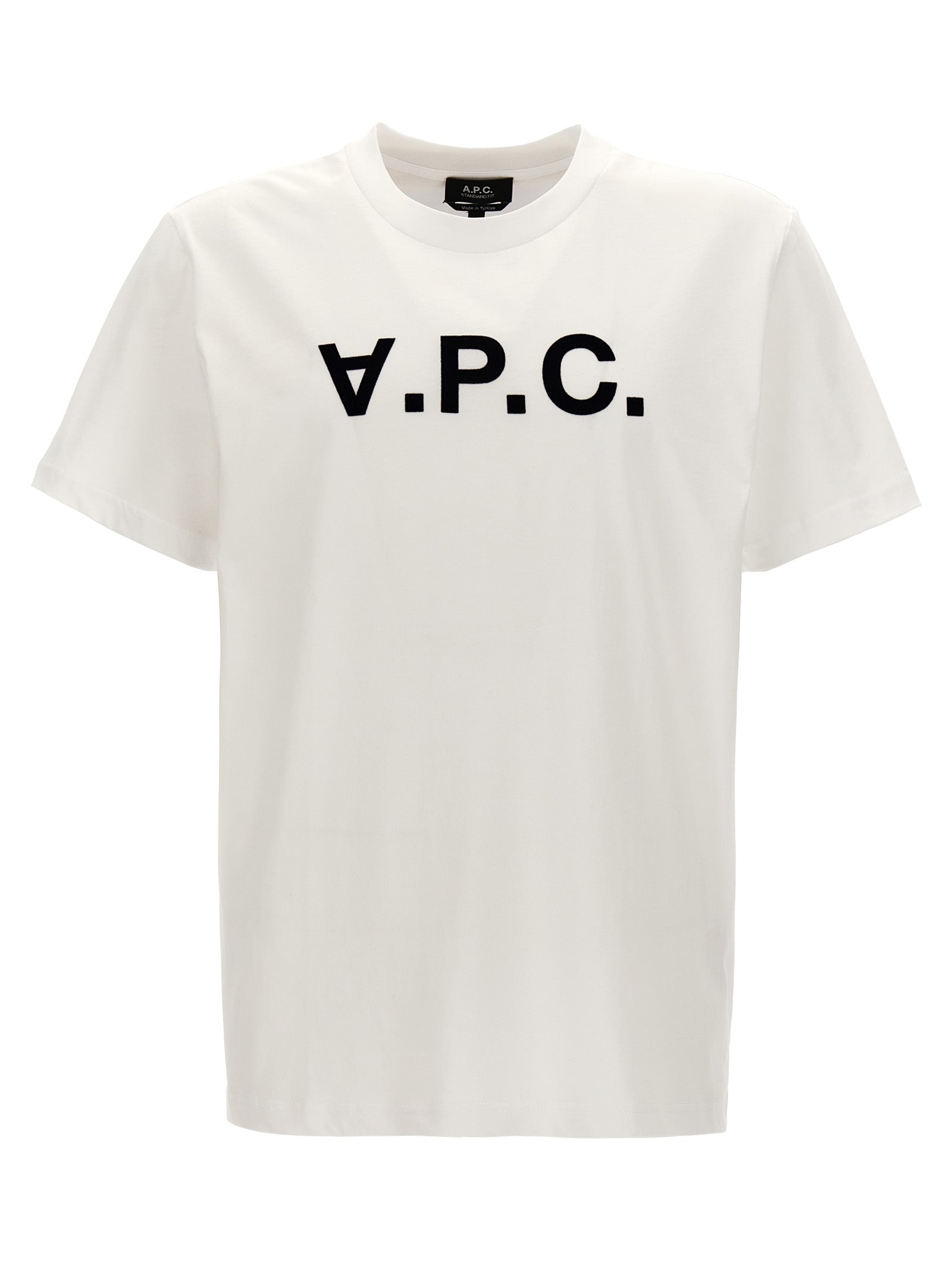 A.P.C. White Cotton Men's T-Shirt