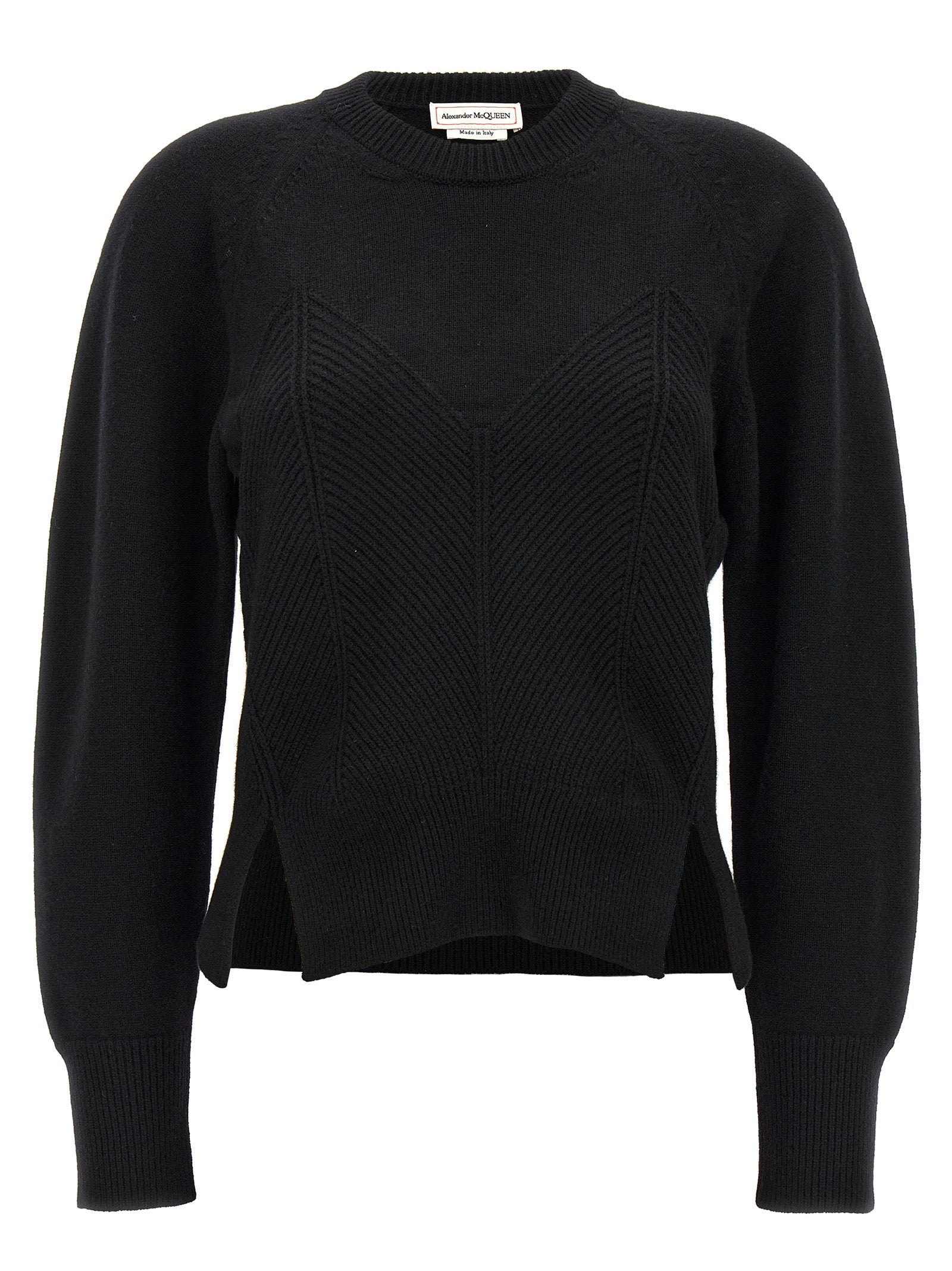 Alexander McQueen Black Wool Women's Cardigan