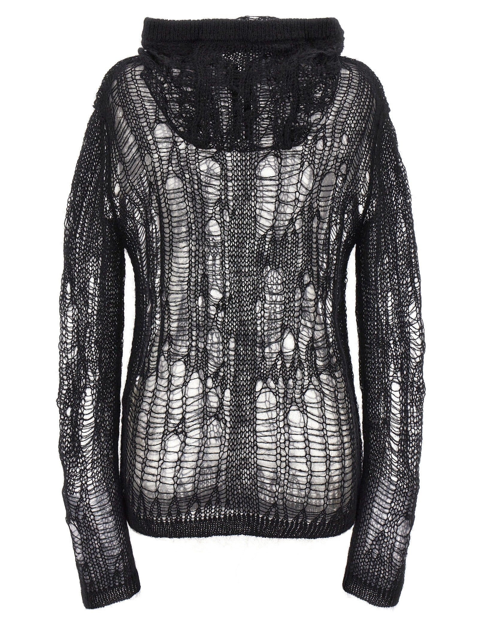 Rick Owens Black Nylon Women's Cardigan