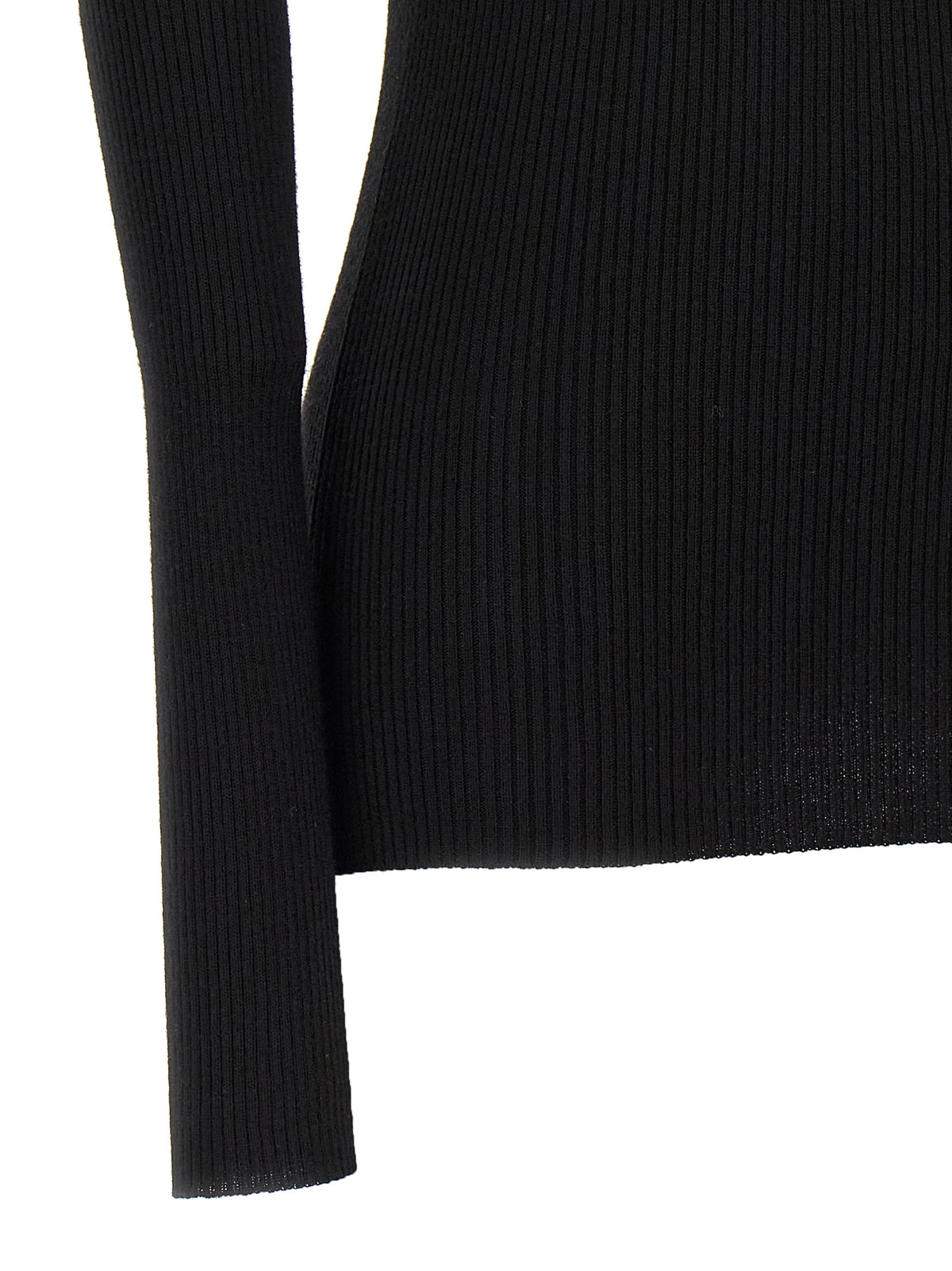 Rick Owens Black Wool Women's Cardigan
