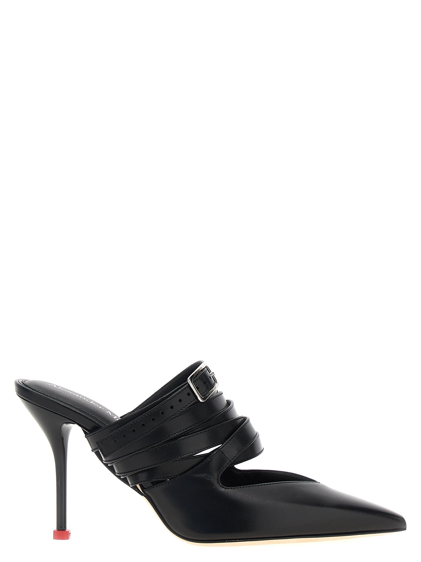 Alexander McQueen Black Cowhide High Heel Women's Pumps