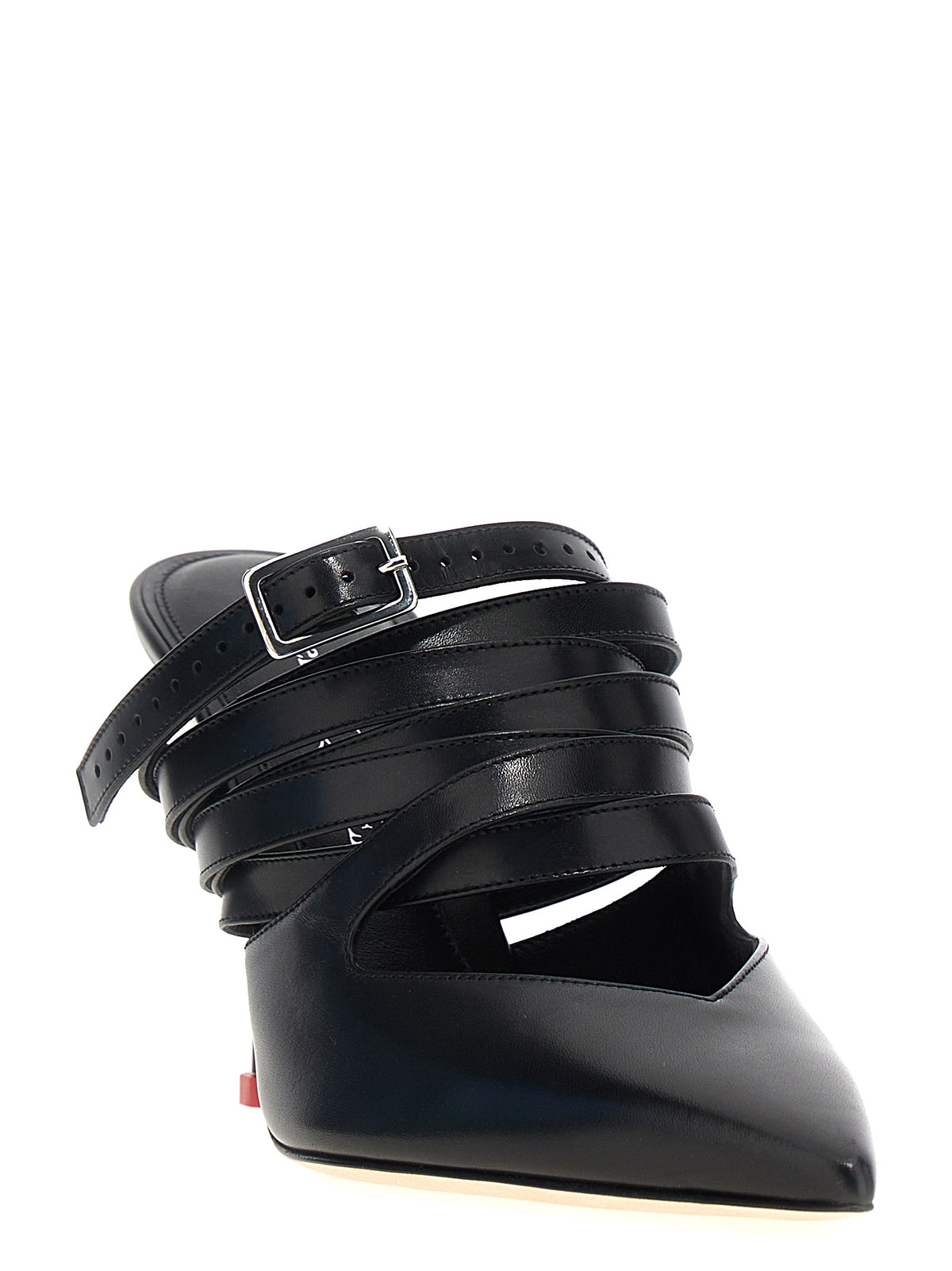 Alexander McQueen Black Cowhide High Heel Women's Pumps
