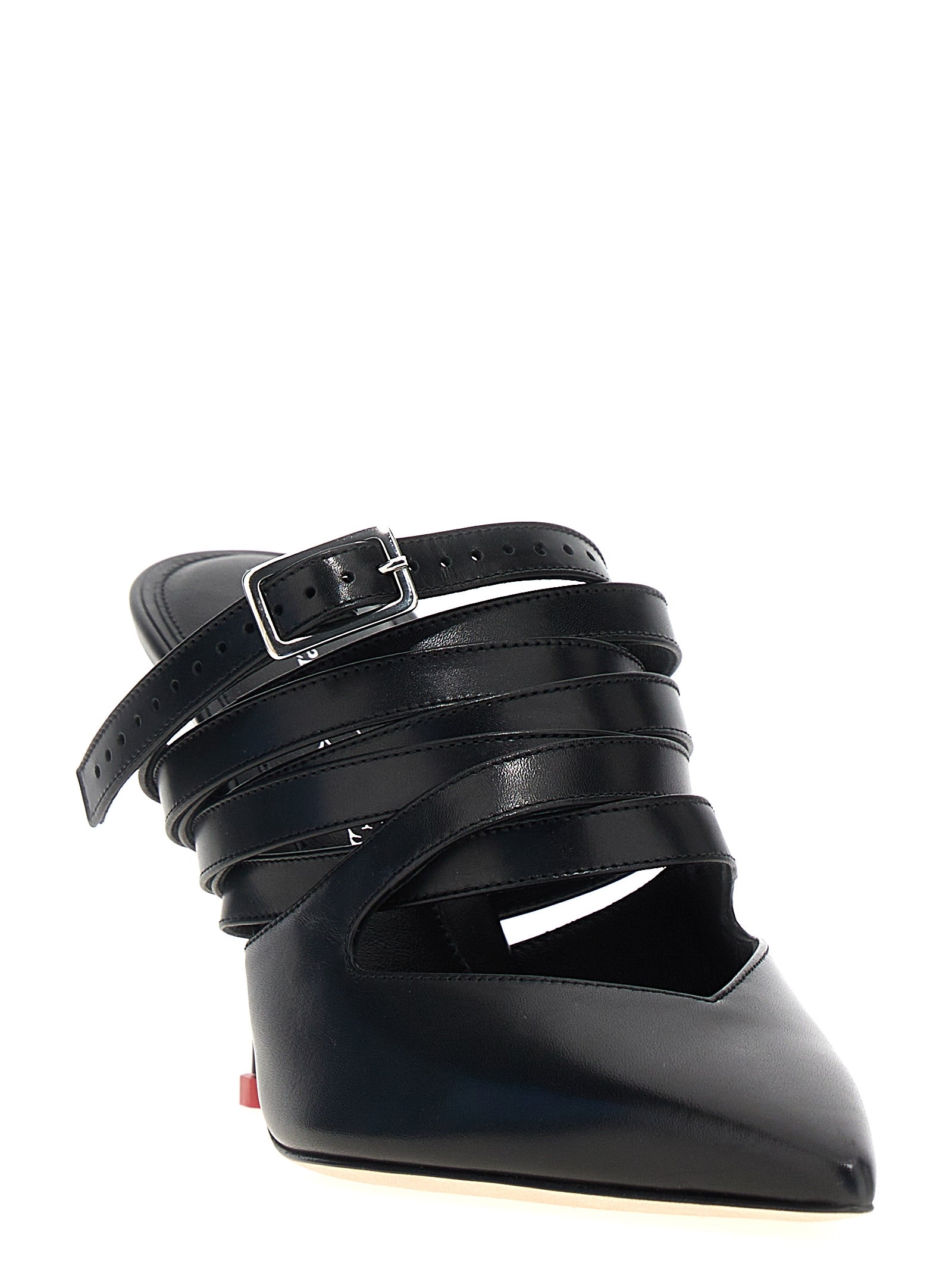 Alexander McQueen Black Cowhide High Heel Women's Pumps