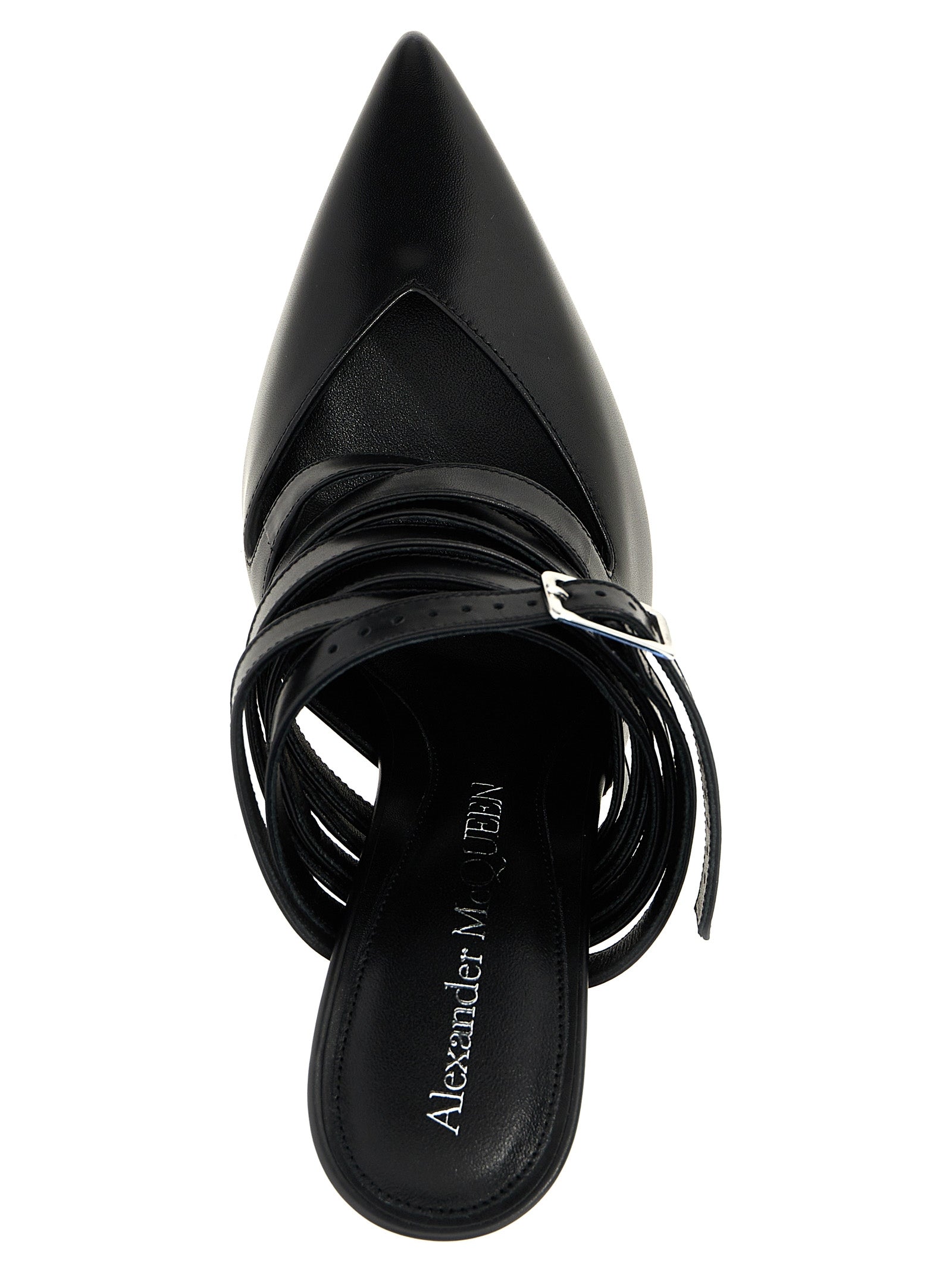 Alexander McQueen Black Cowhide High Heel Women's Pumps