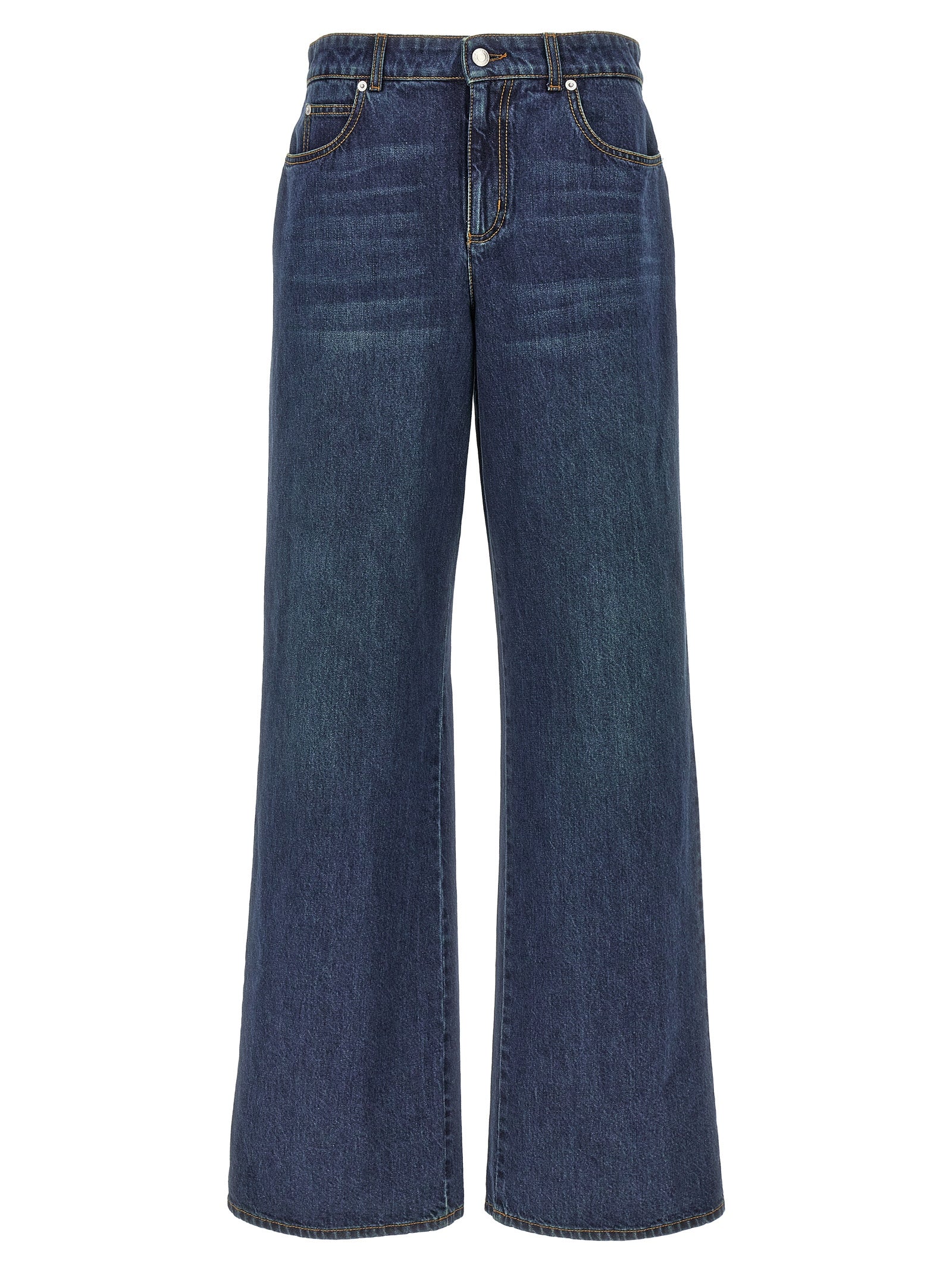 Alexander McQueen Blue Cotton Jeans Women's Denim