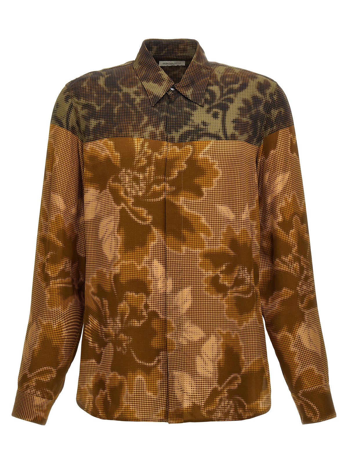 Dries Van Noten Multicolor Viscose Men's Blouse