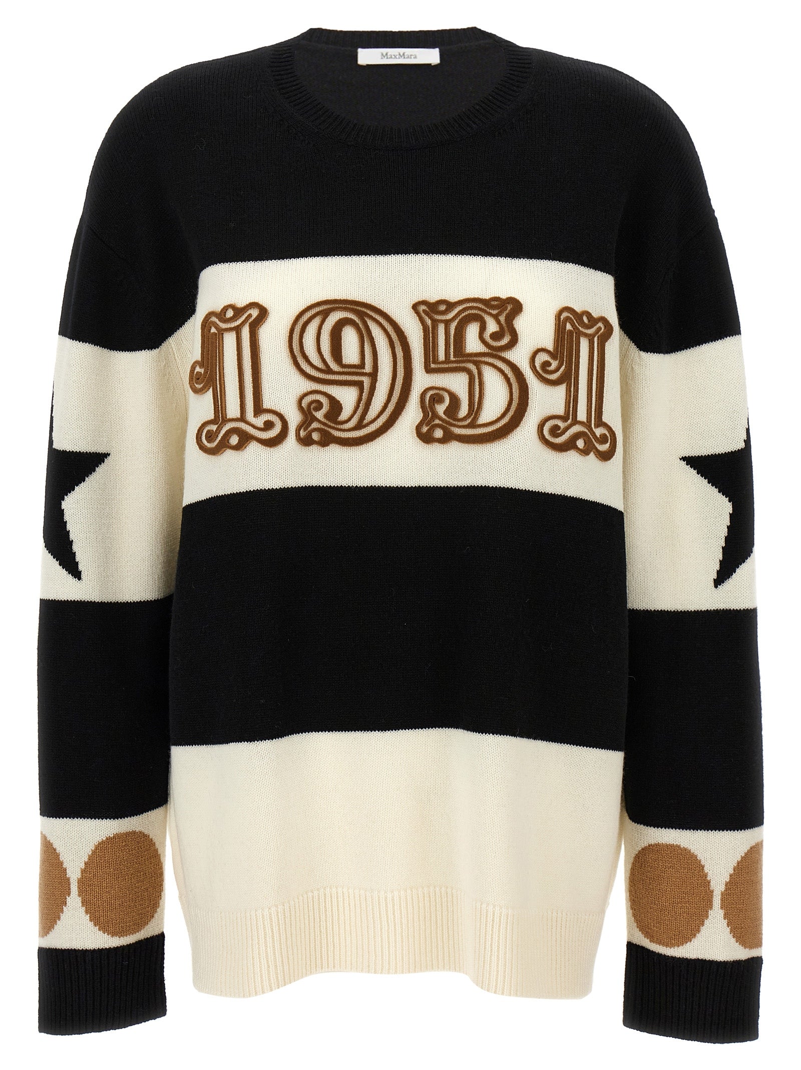 Max Mara Black Wool Women's Cardigan