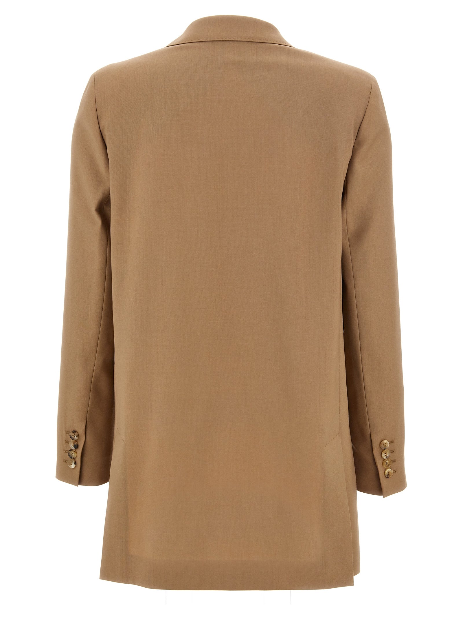 Max Mara Beige Virgin Wool Women's Blazer