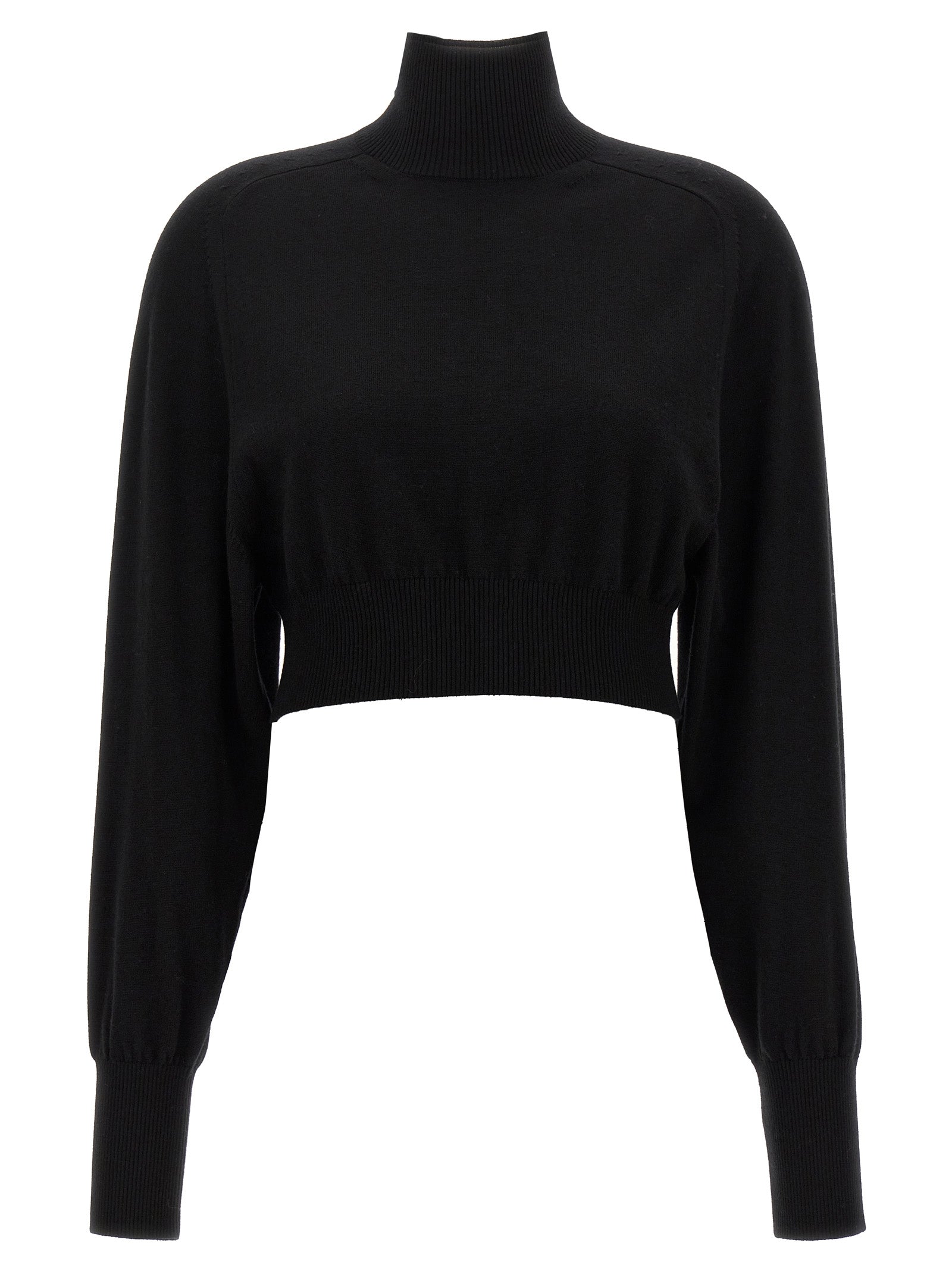 Sportmax Black Virgin Wool Women's Cardigan
