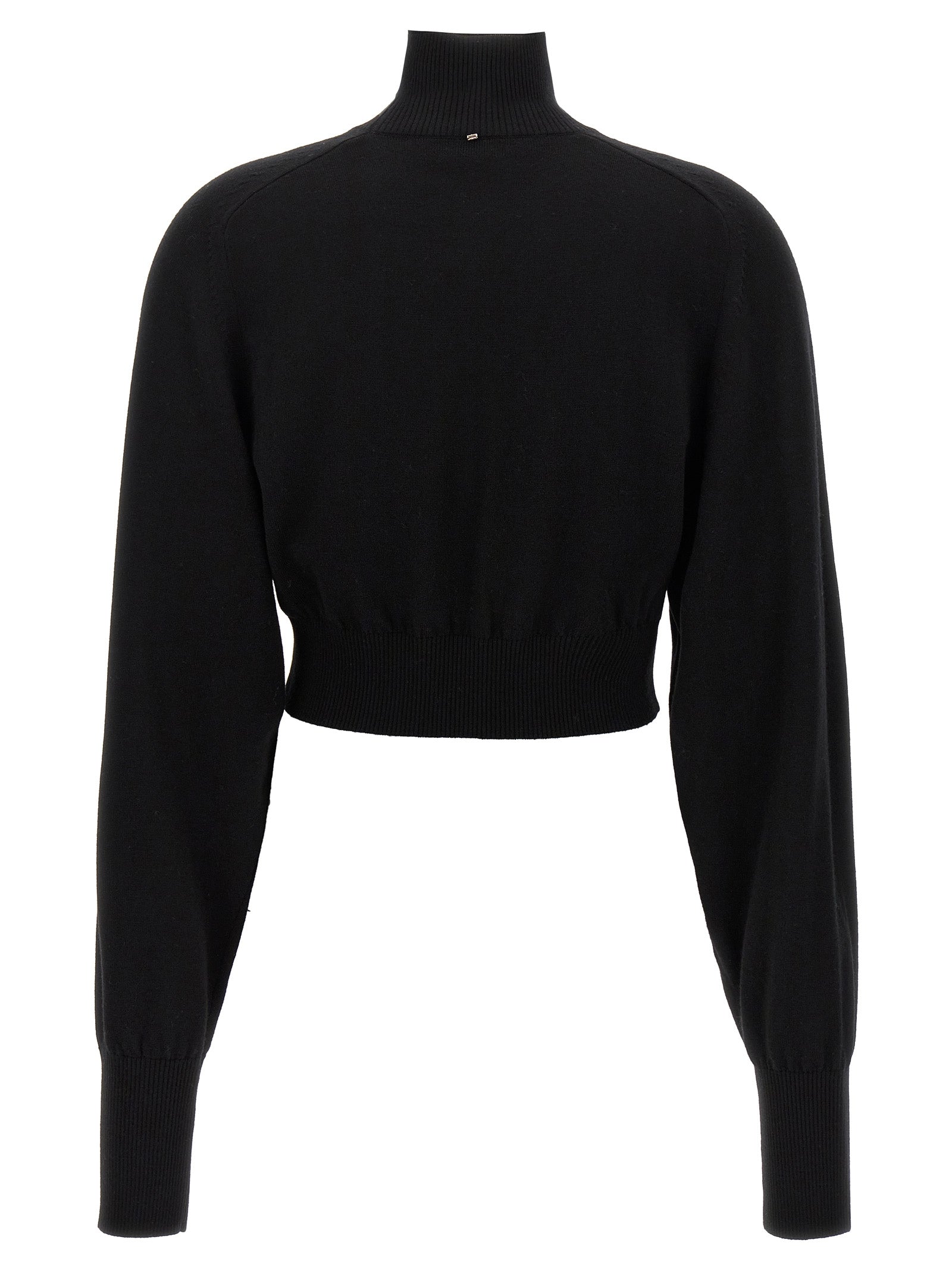 Sportmax Black Virgin Wool Women's Cardigan
