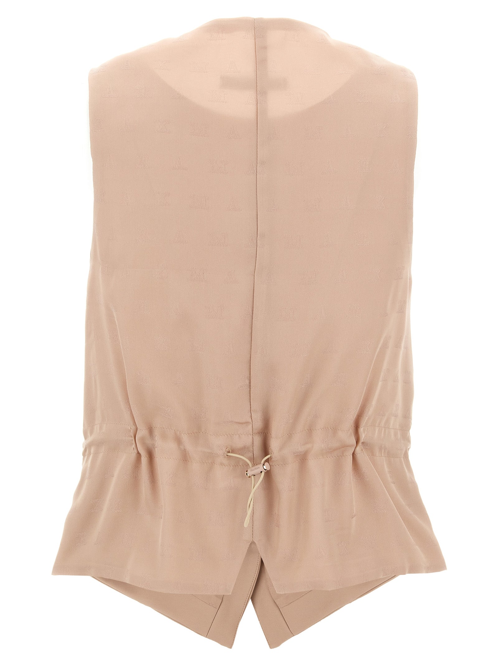 Max Mara Multicolor Acetate Sleeveless Women's Jacket