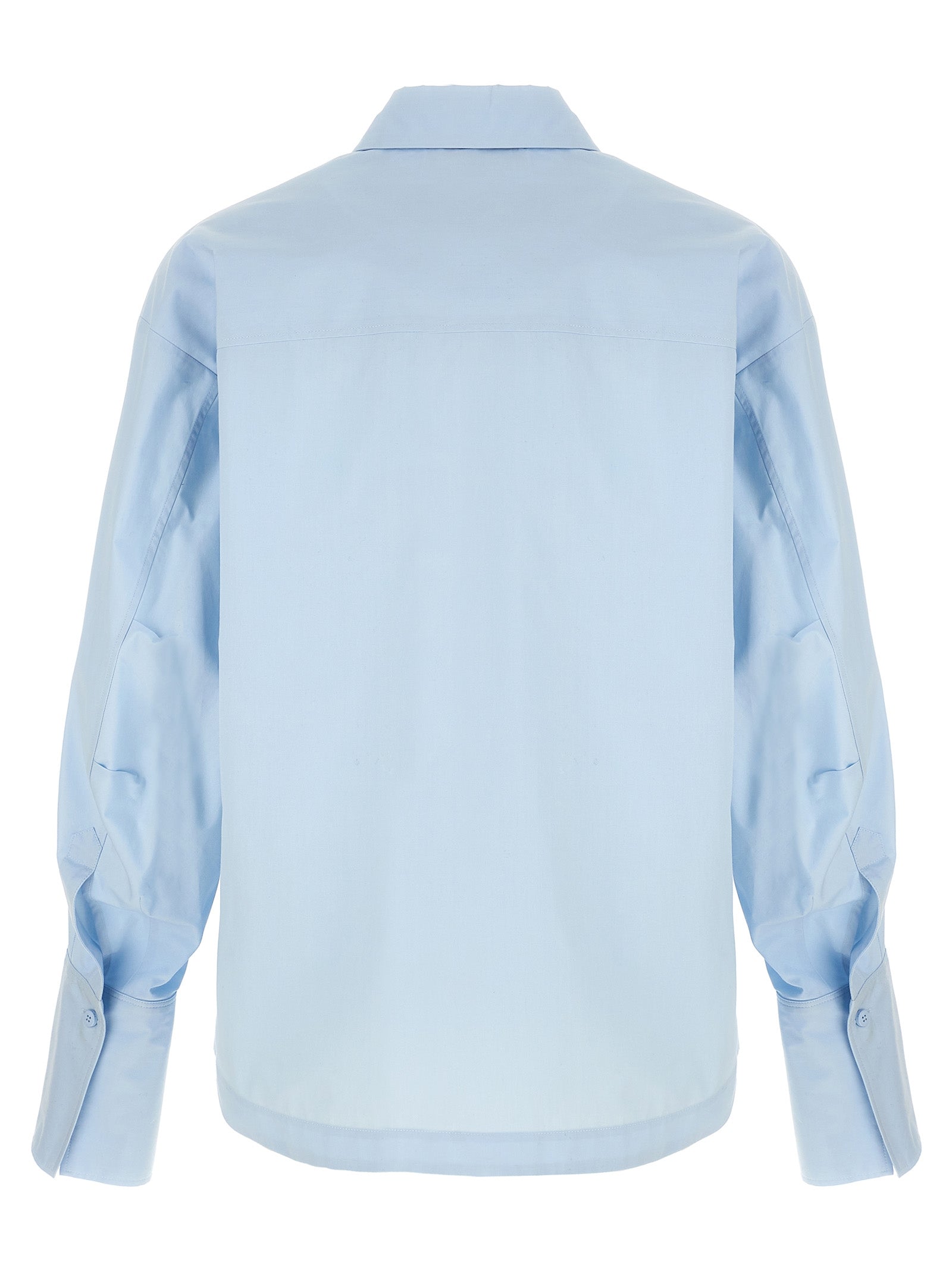The Attico Blue Cotton Women's Blouse