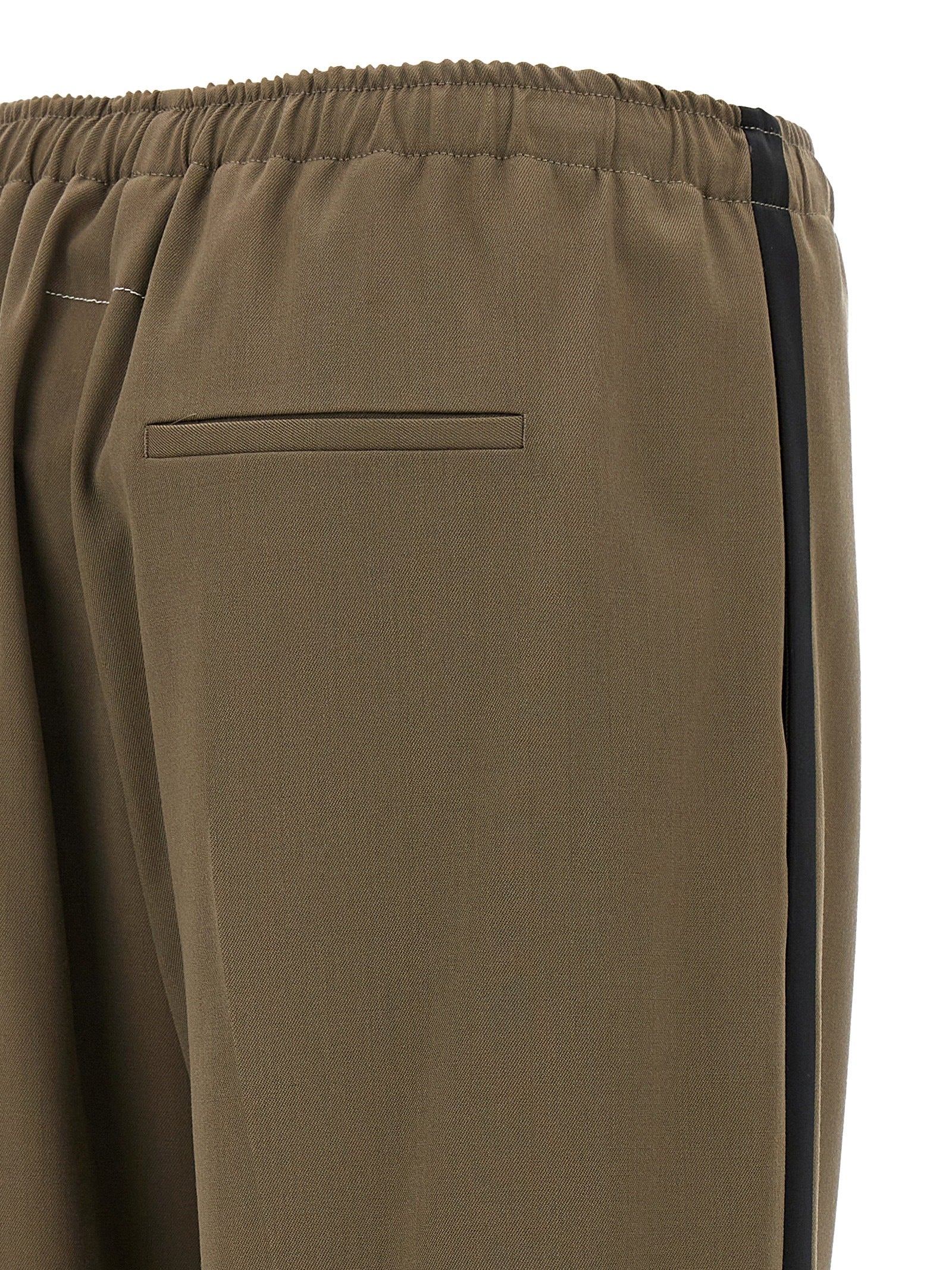 MM6 Maison Margiela Bicolor Polyester Casual Women's Pants