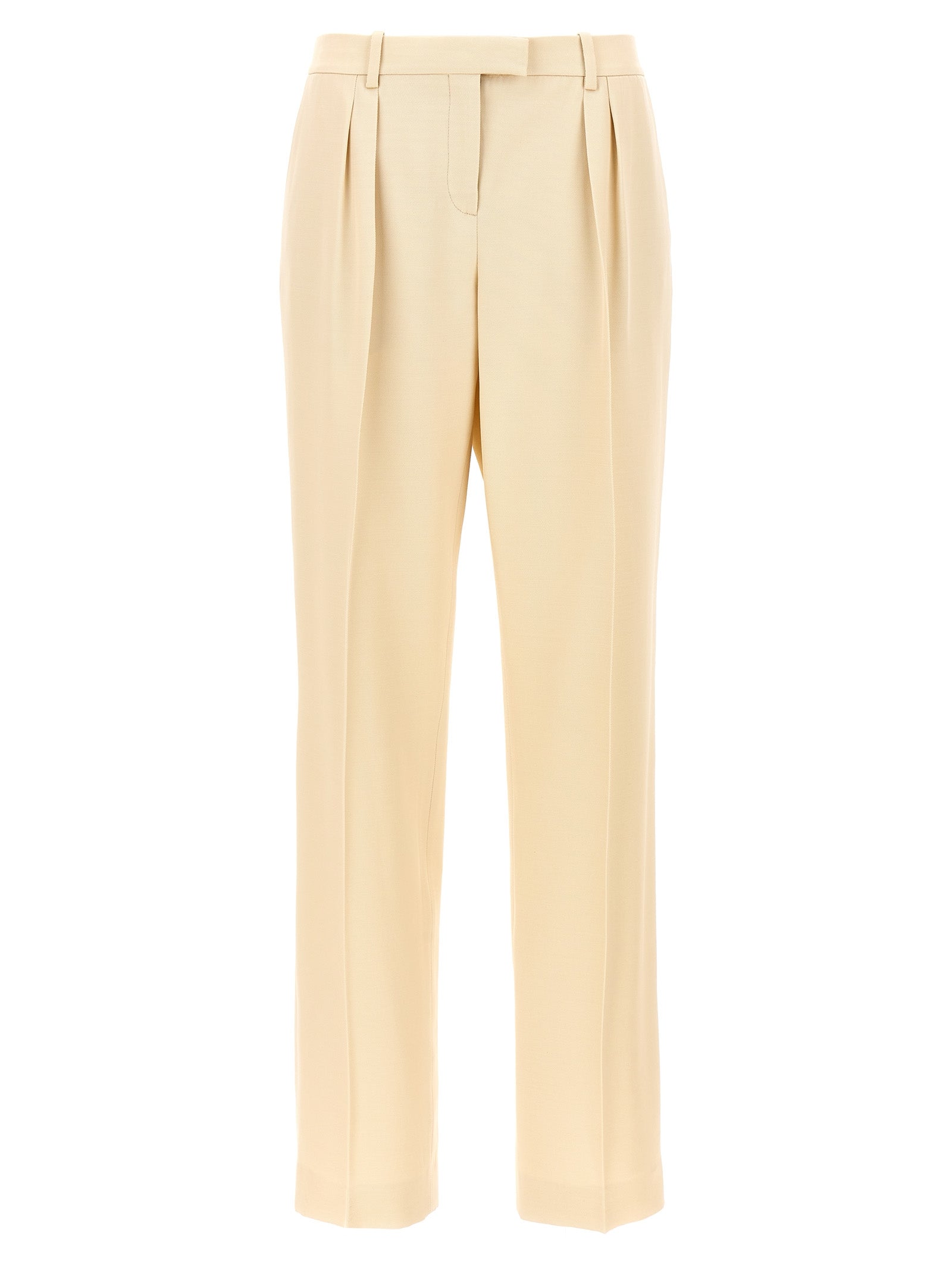 Tom Ford Beige Silk Dress Women's Pants