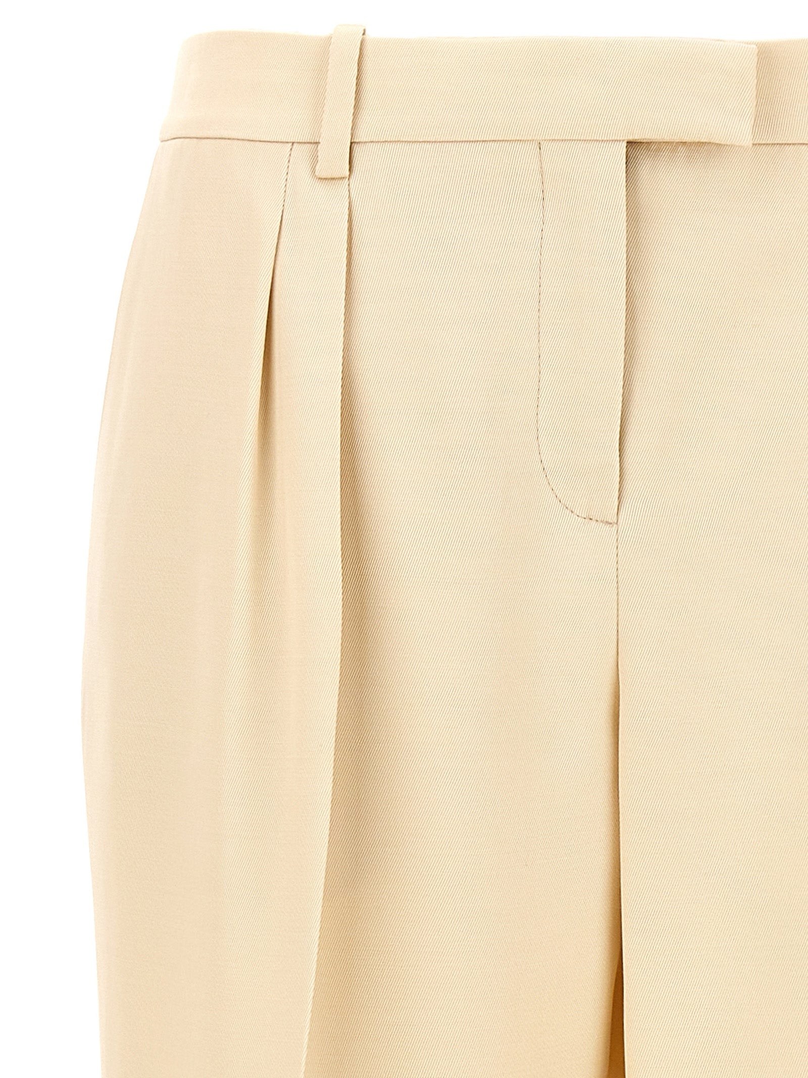 Tom Ford Beige Silk Dress Women's Pants