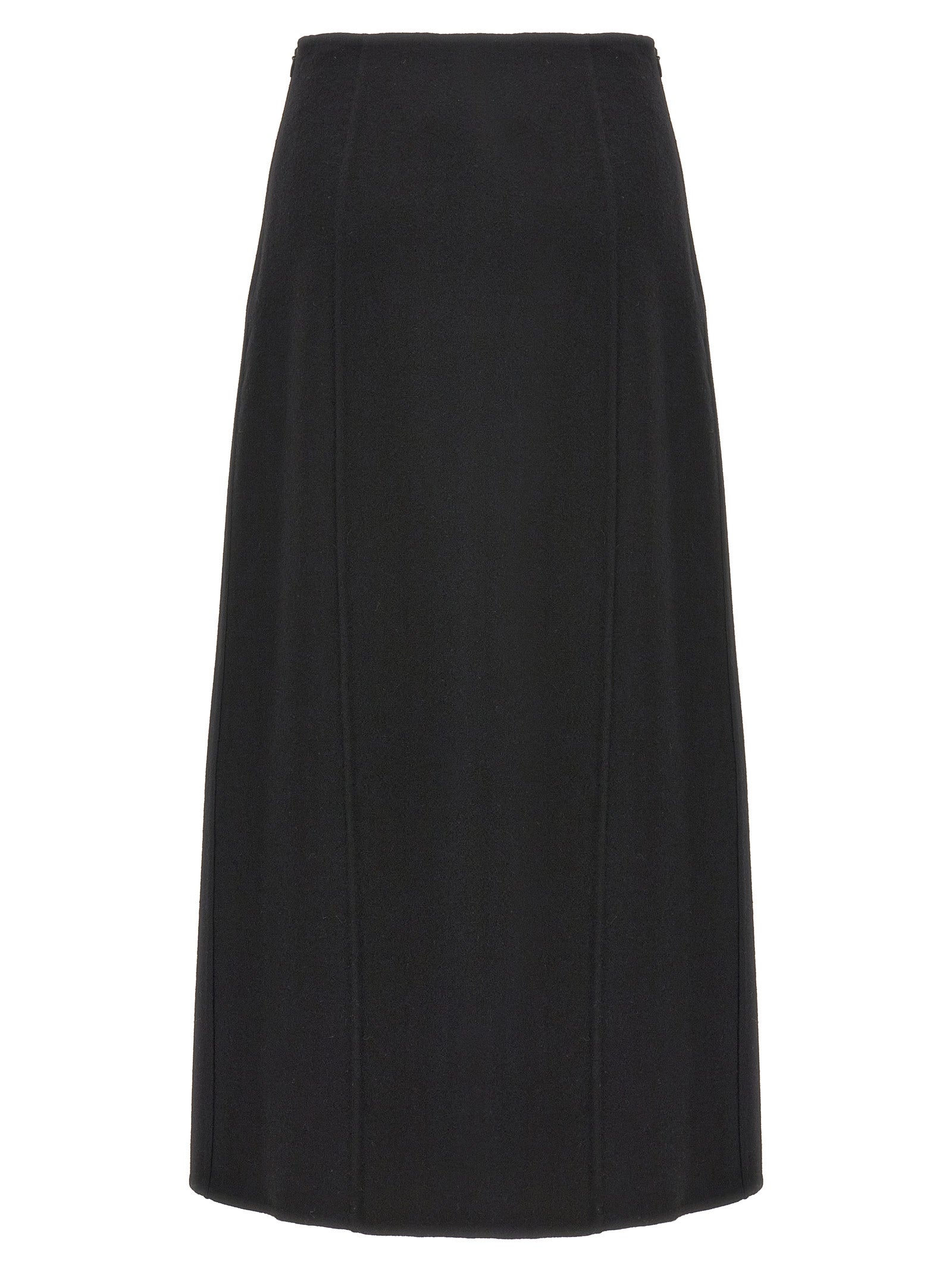 Ermanno Scervino Black Virgin Wool Mini Women's Skirt