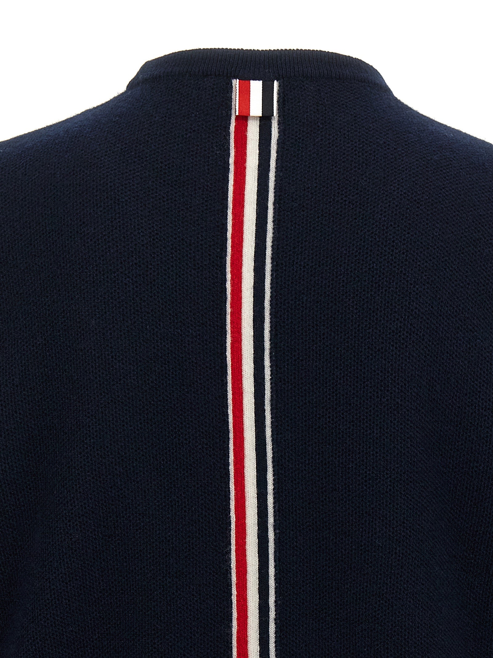 Thom Browne Blue Virgin Wool Men's Cardigan