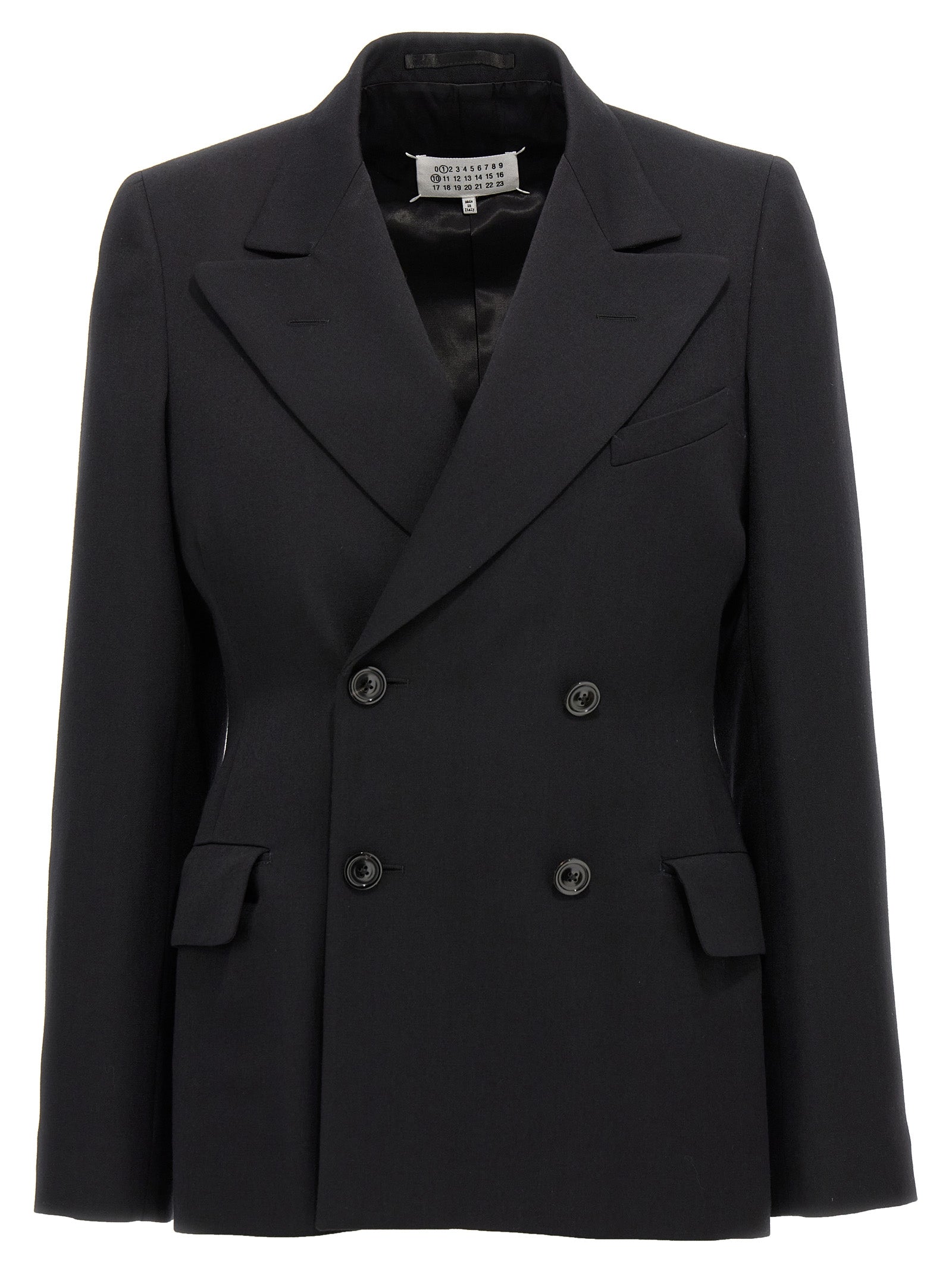 Maison Margiela Black Wool Women's Blazer