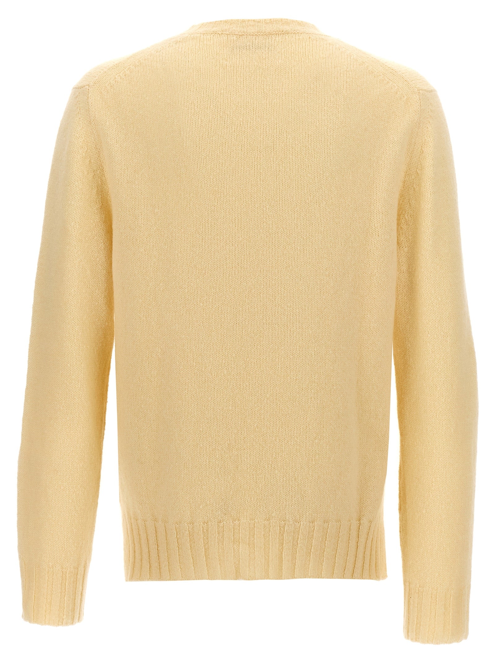 Jil Sander Beige Wool Men's Cardigan