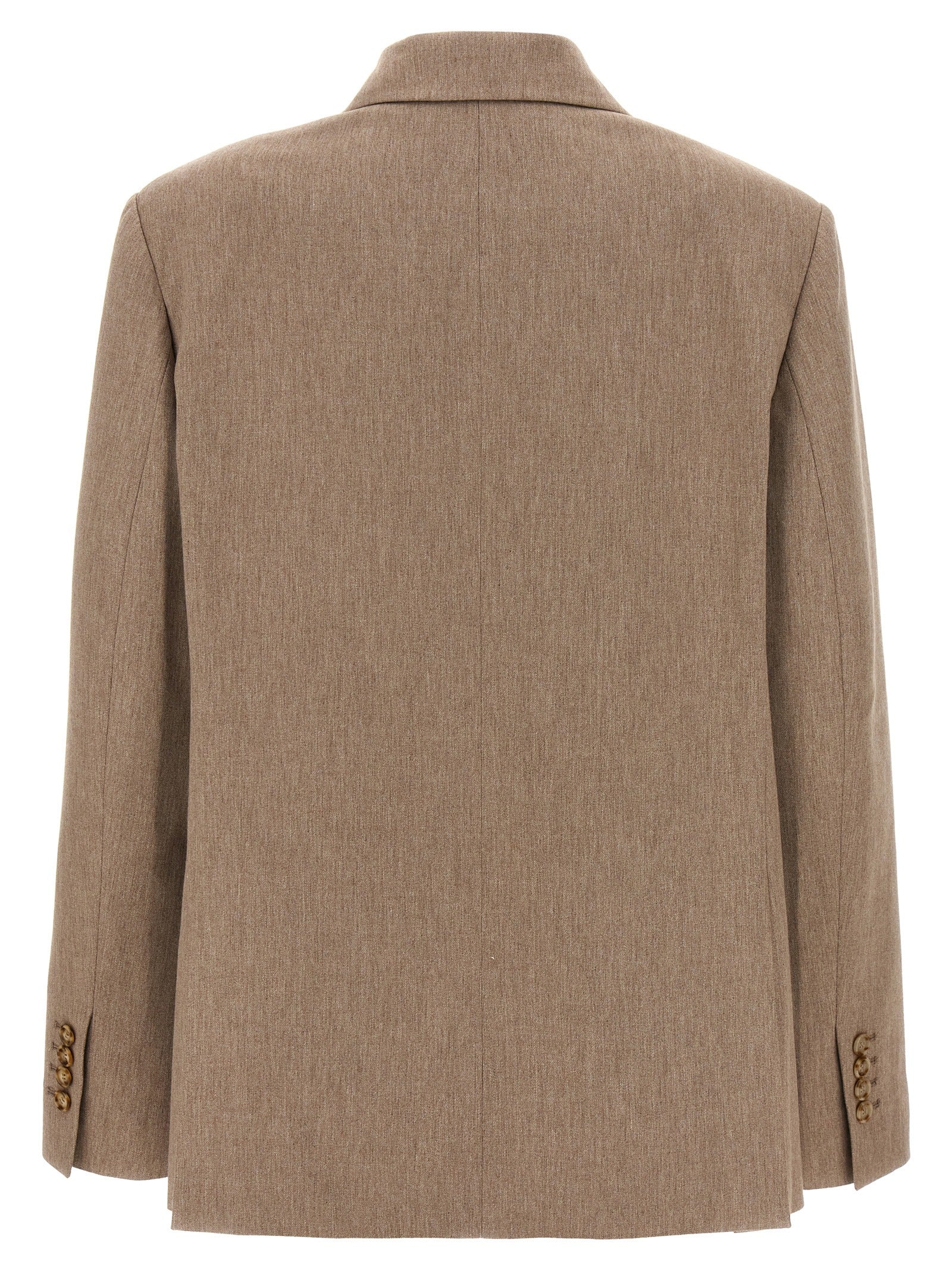 The Andamane Beige Viscose Women's Blazer