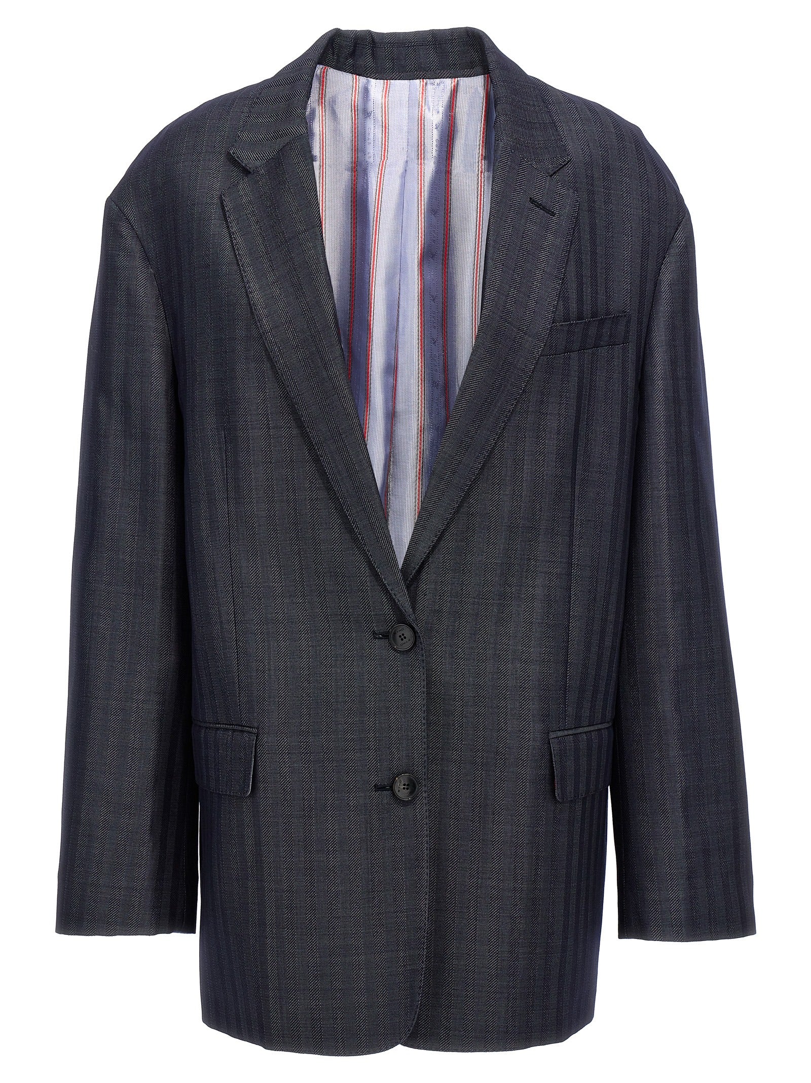 Etro Blue Wool Women's Blazer