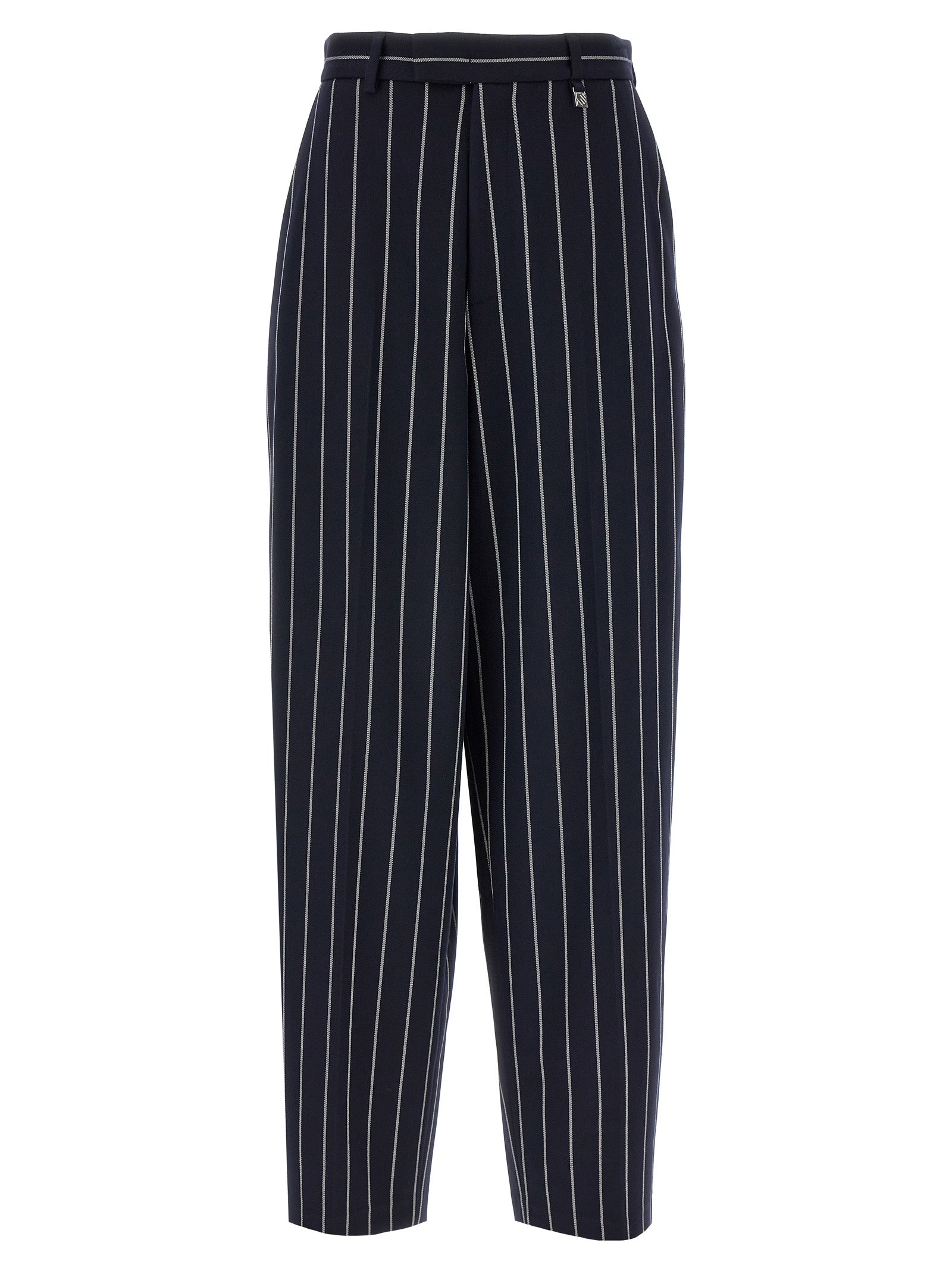 Giuseppe Di Morabito Blue Polyester Casual Women's Pants