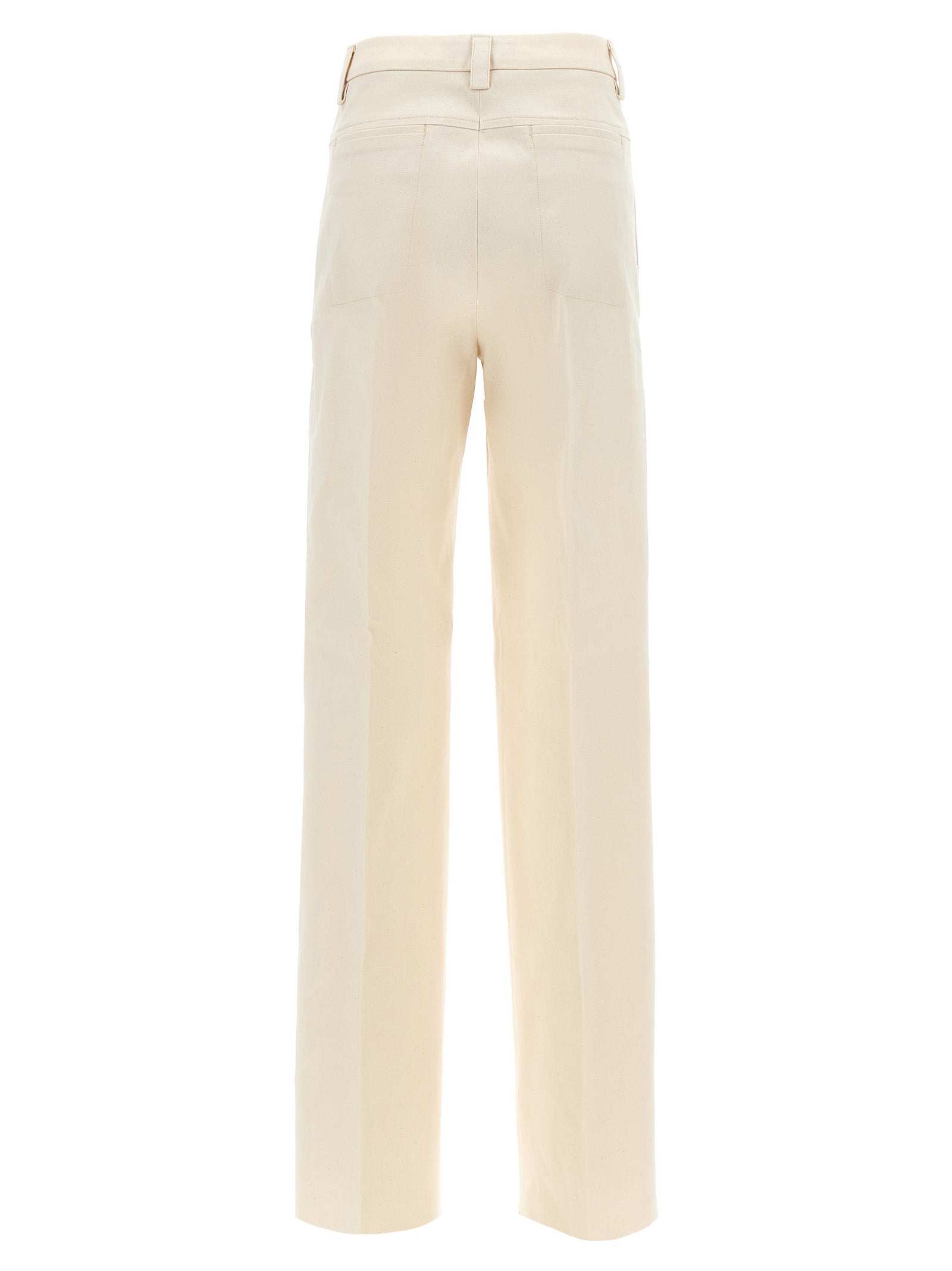 THELATEST Beige Cotton Women's Pants