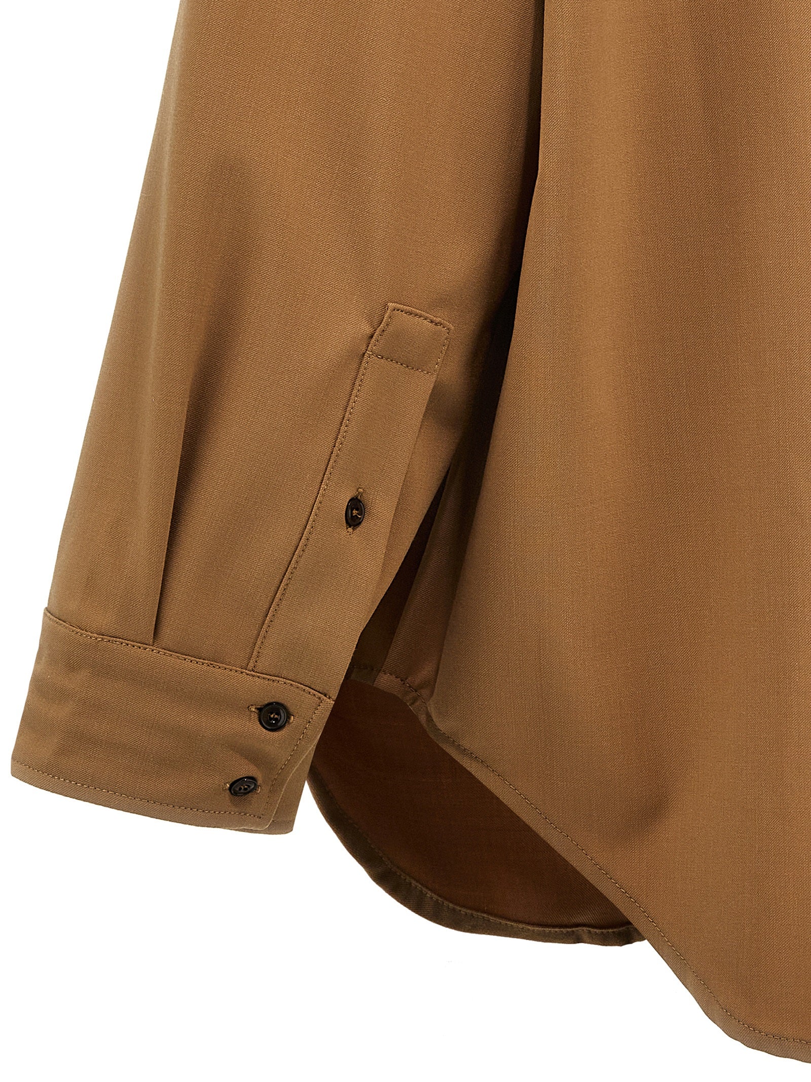 THELATEST Brown Polyester Women's Blouse