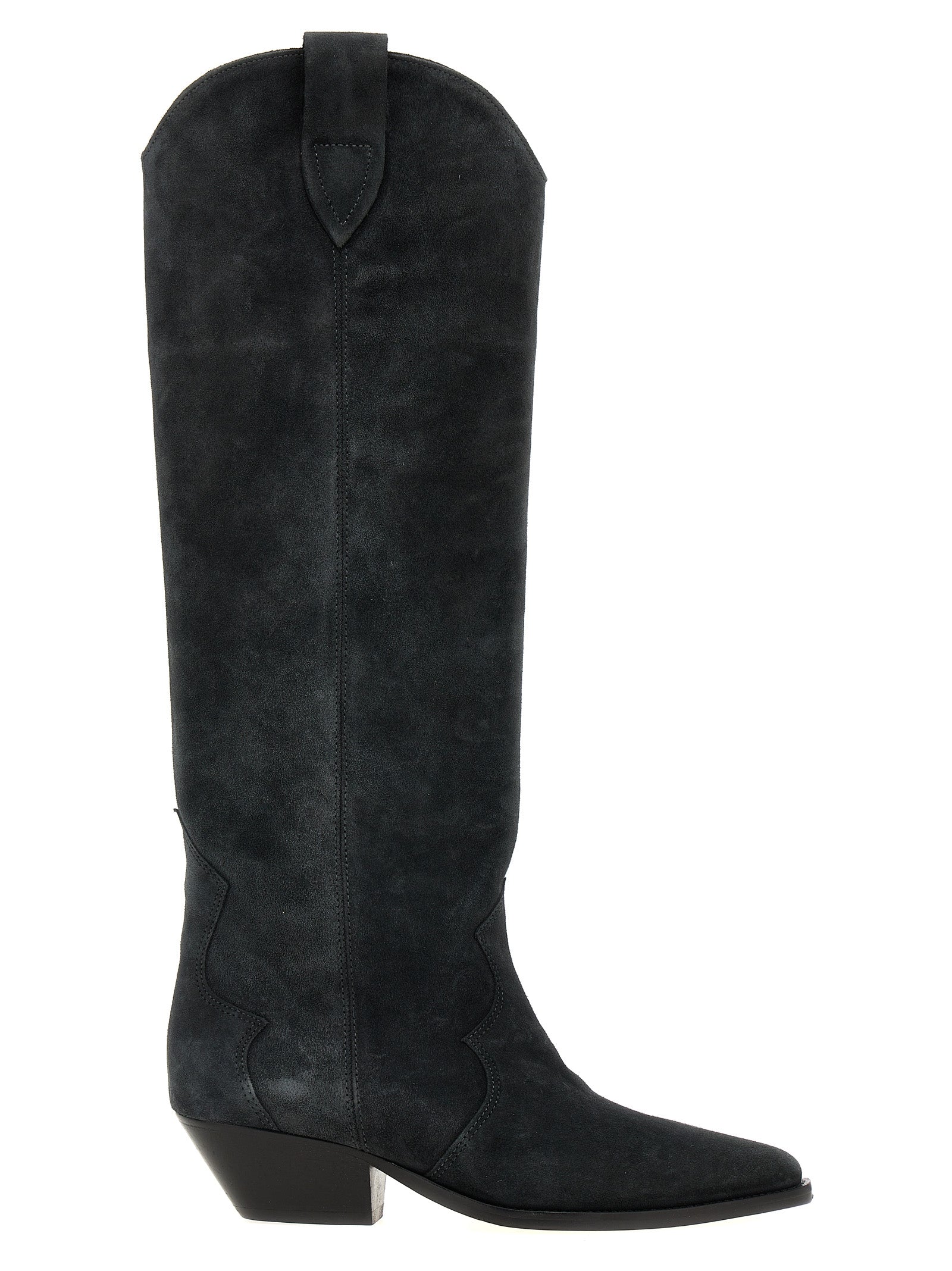 Isabel Marant Black Calfskin Chelsea Women's Boots