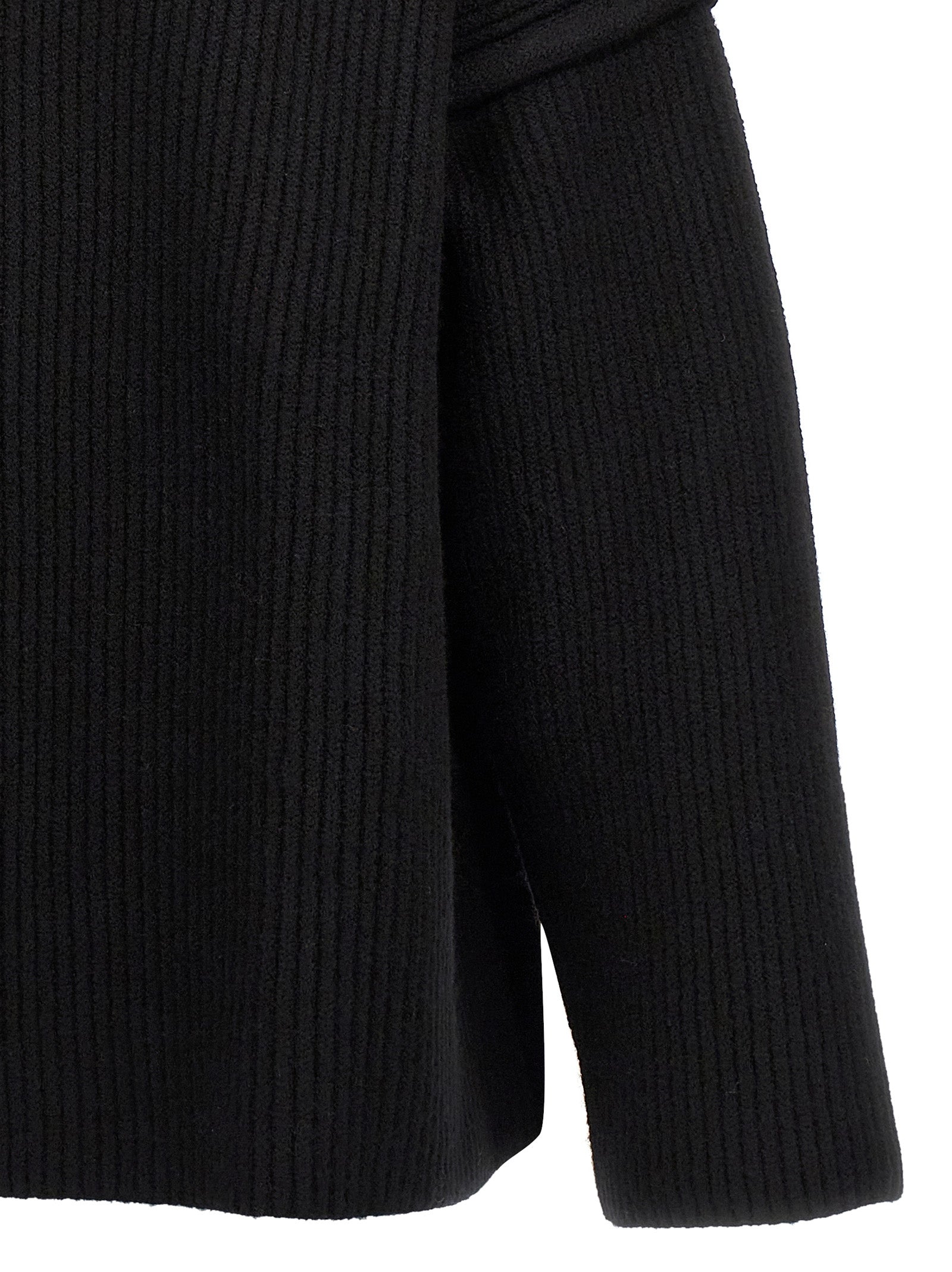 Jil Sander Black Wool Men's Cardigan