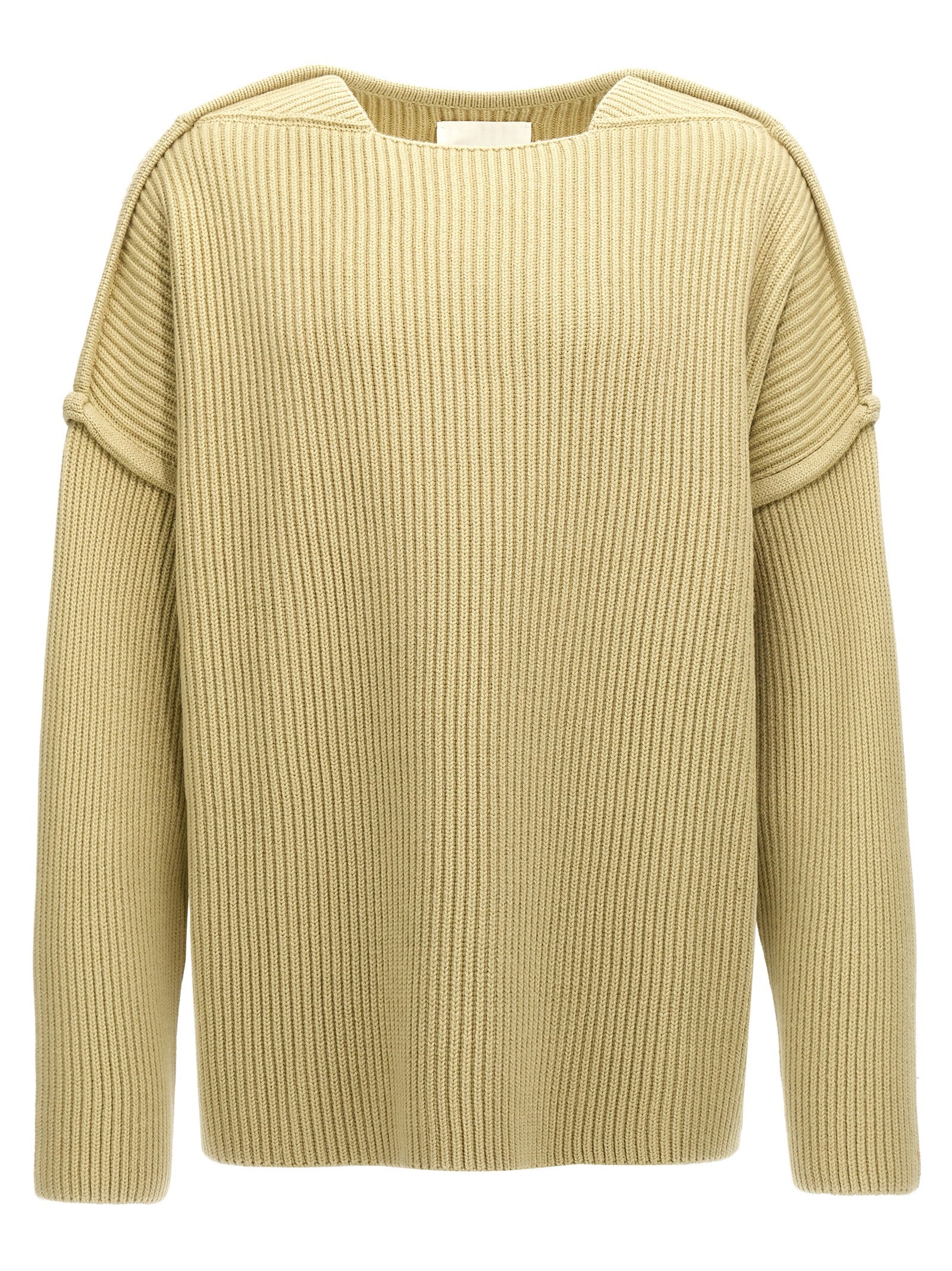 Jil Sander Bicolor Wool Men's Cardigan