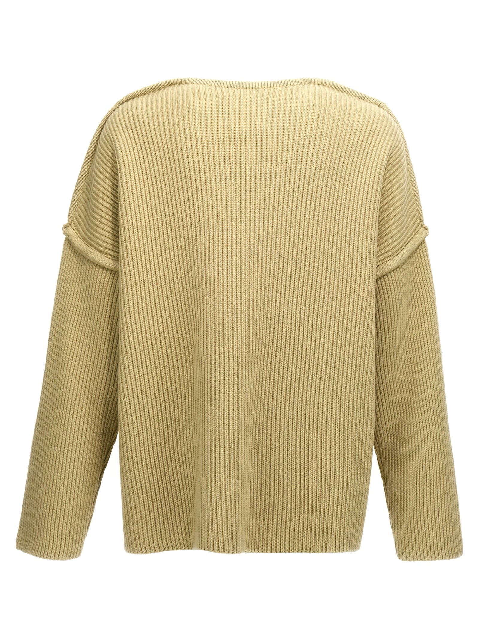 Jil Sander Bicolor Wool Men's Cardigan