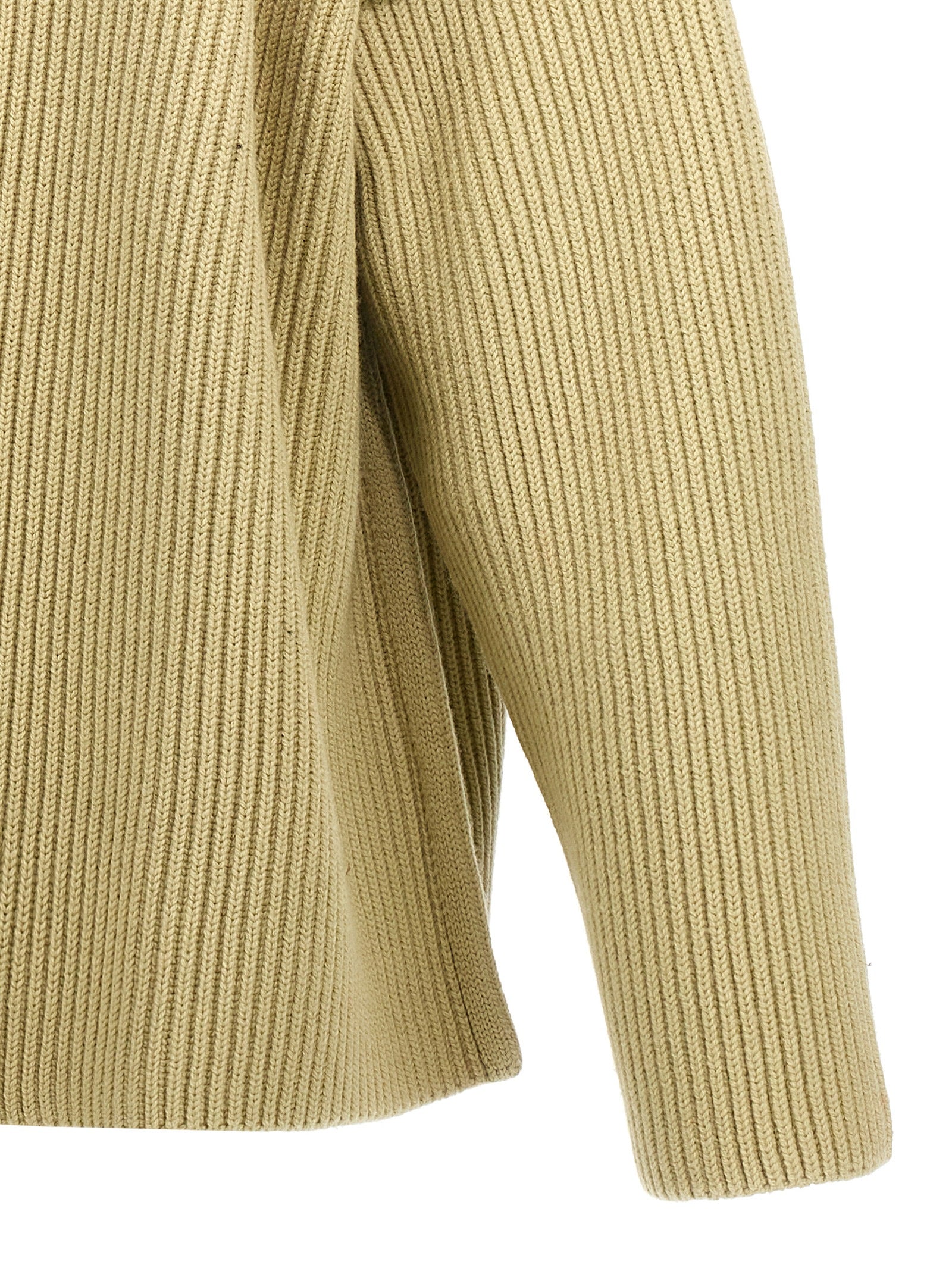 Jil Sander Bicolor Wool Men's Cardigan
