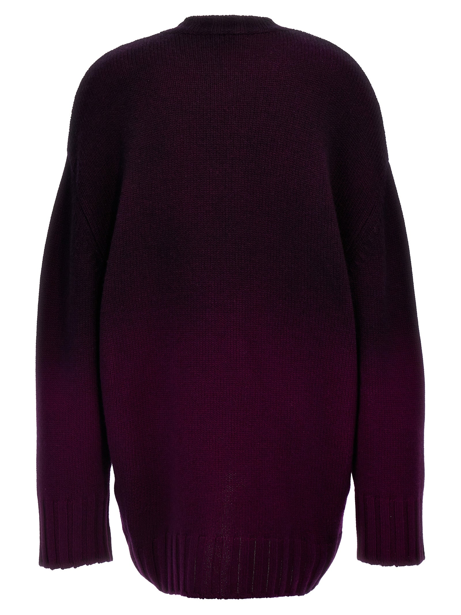 The Attico Purple Wool Short Women's Dress